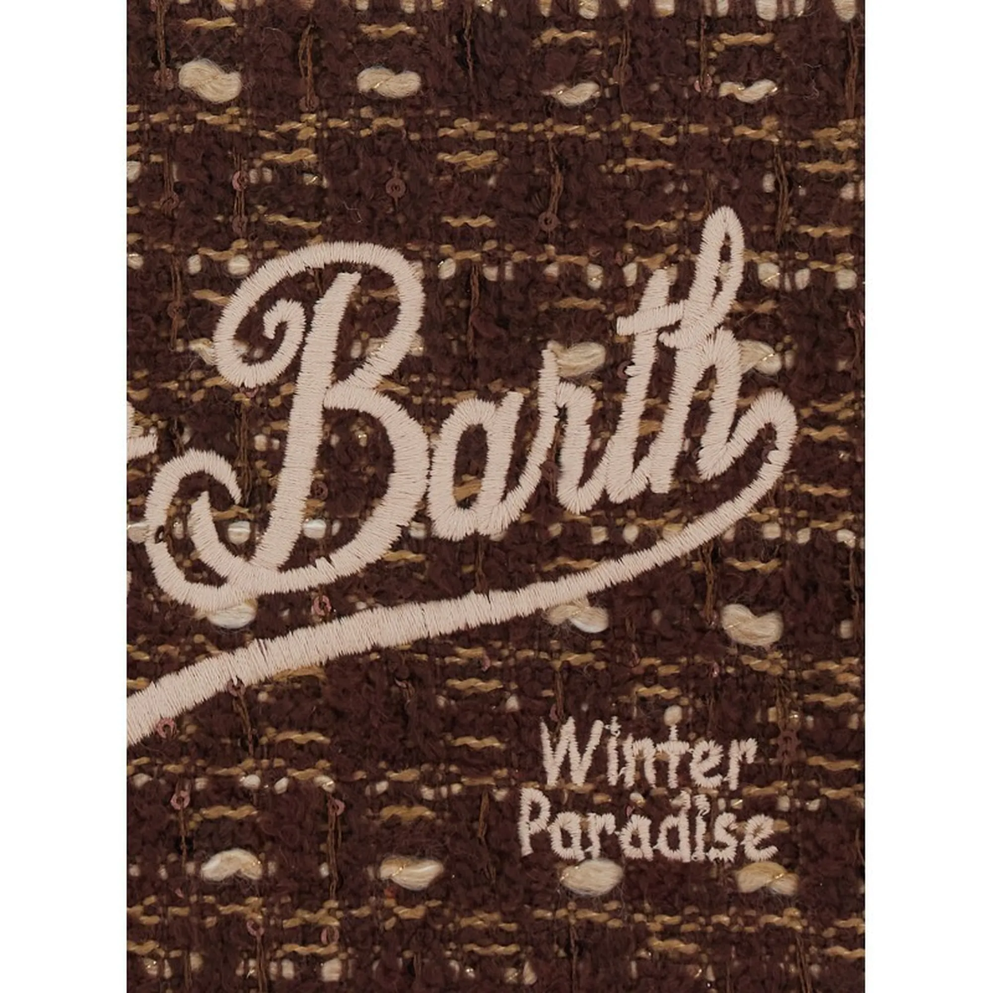 Mc2 Saint Barth B'Pochette Aline Tweed' Brown Ali0027-04136M 195407
