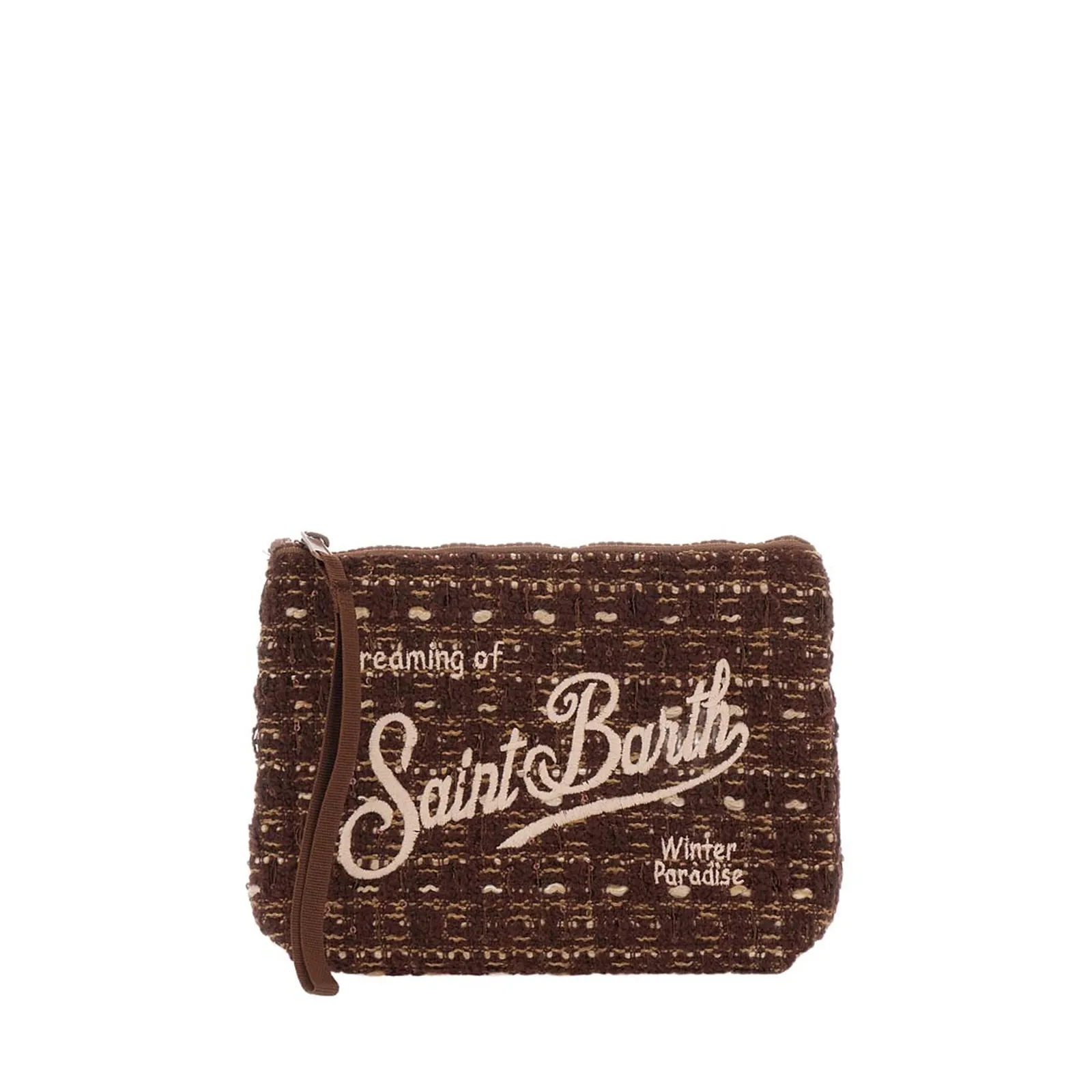 Mc2 Saint Barth Pochette Aline Tweed Marrone Ali0027-04136M 196562