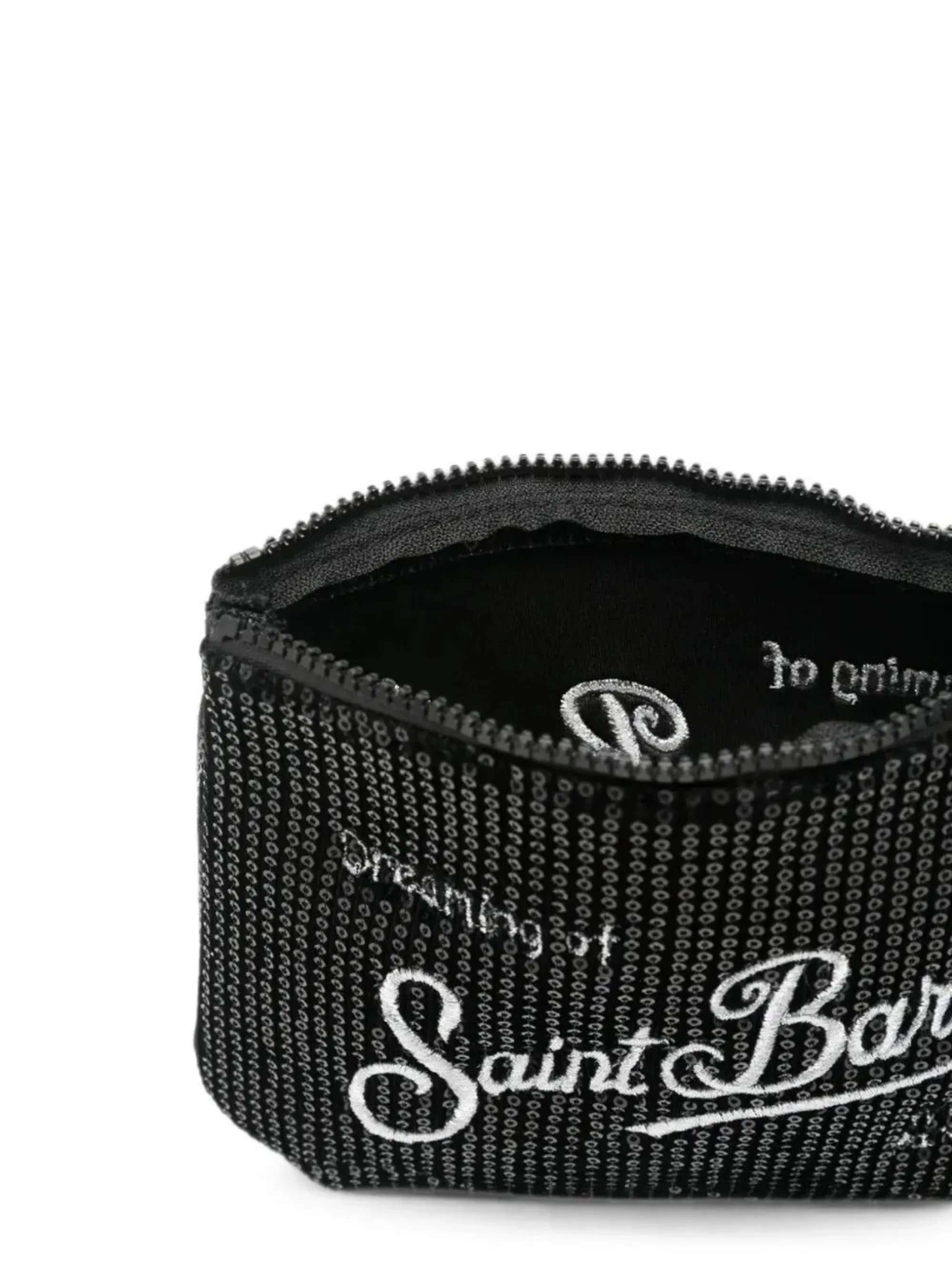 Mc2 Saint Barth B'Aline Velvet Sequin Clutch' Black Ali0030-00315M 194344