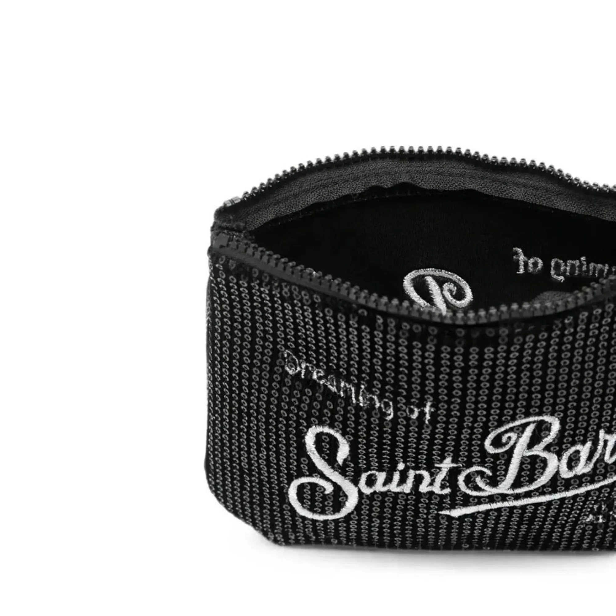 Mc2 Saint Barth Pochette Aline Velvet Paillettes Nero Ali0030-00315M 196559