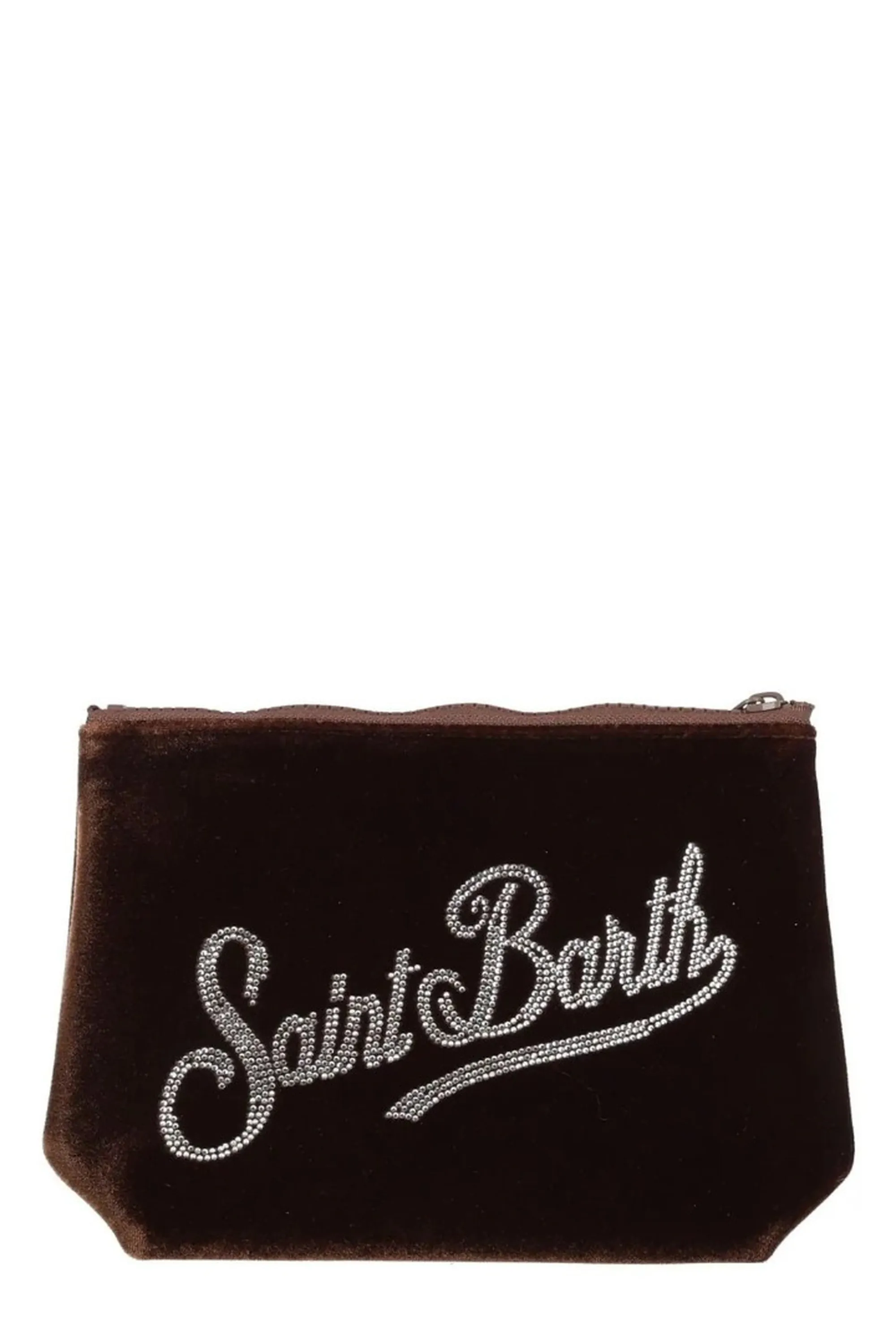 Mc2 Saint Barth B'Pochette Aline Velvet Strass' Brown Ali0014-02369M 194328