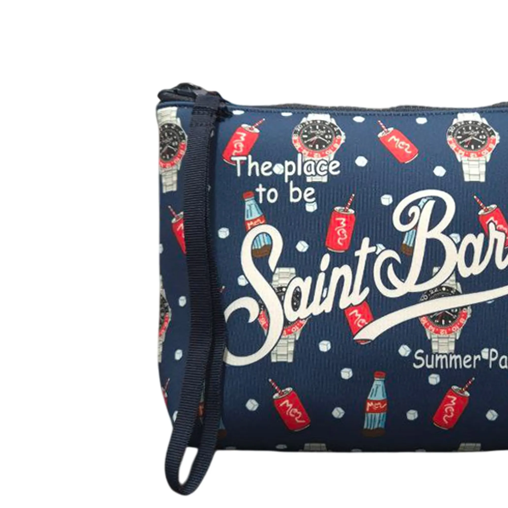 Mc2 Saint Barth B'Pochette Aline Watch Red Cola' Blue Alin0001-07717L 179230