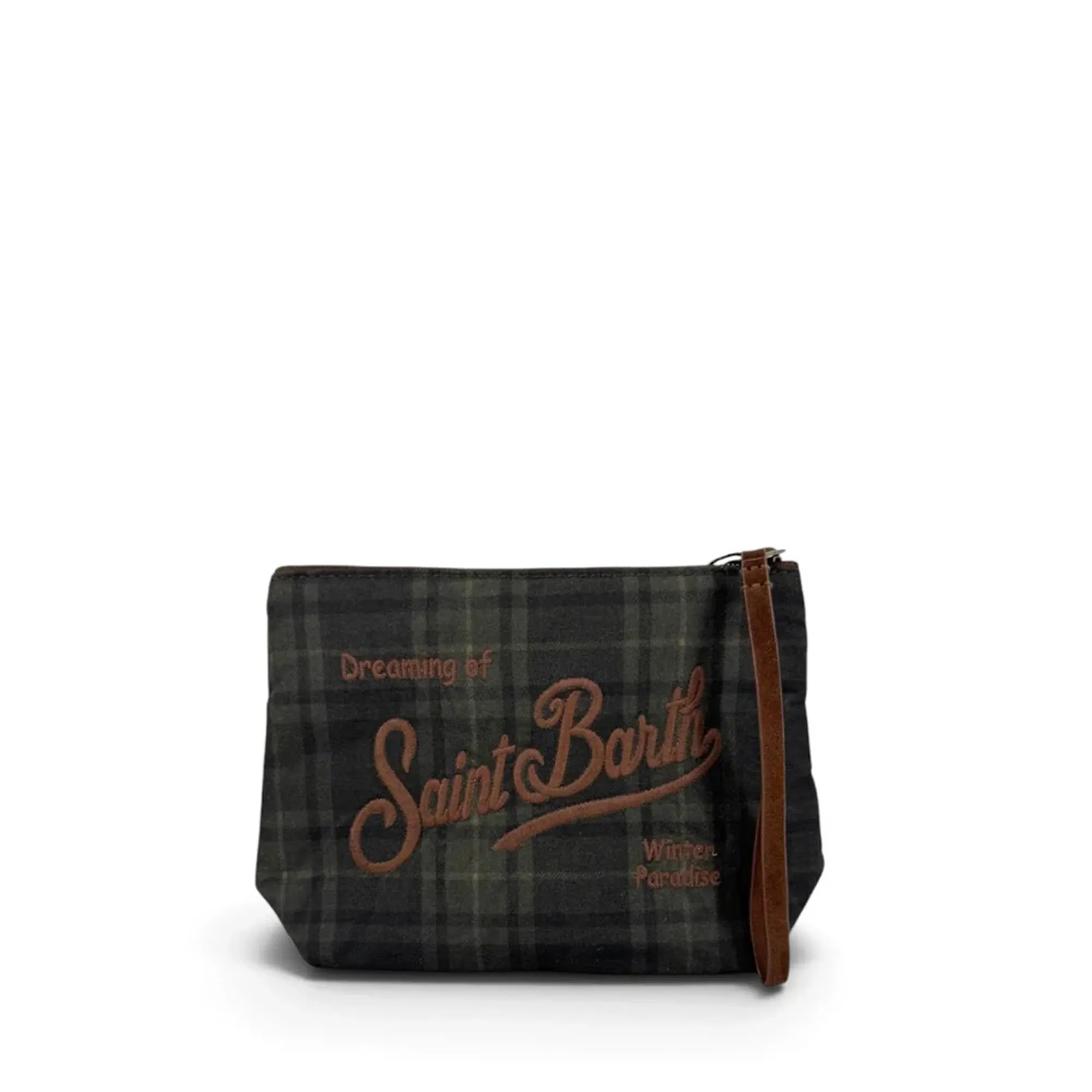 Mc2 Saint Barth B'Pochette Aline Wax Scott Tartan ' Green Ali0058-00591M 200182