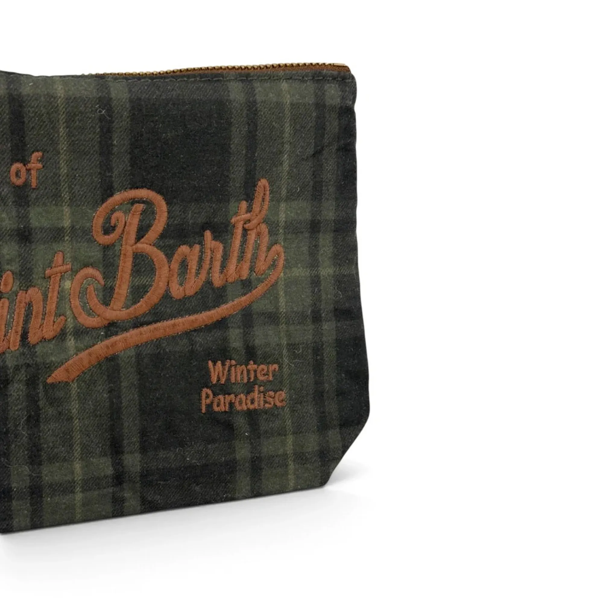 Mc2 Saint Barth B'Pochette Aline Wax Scott Tartan ' Green Ali0058-00591M 200183