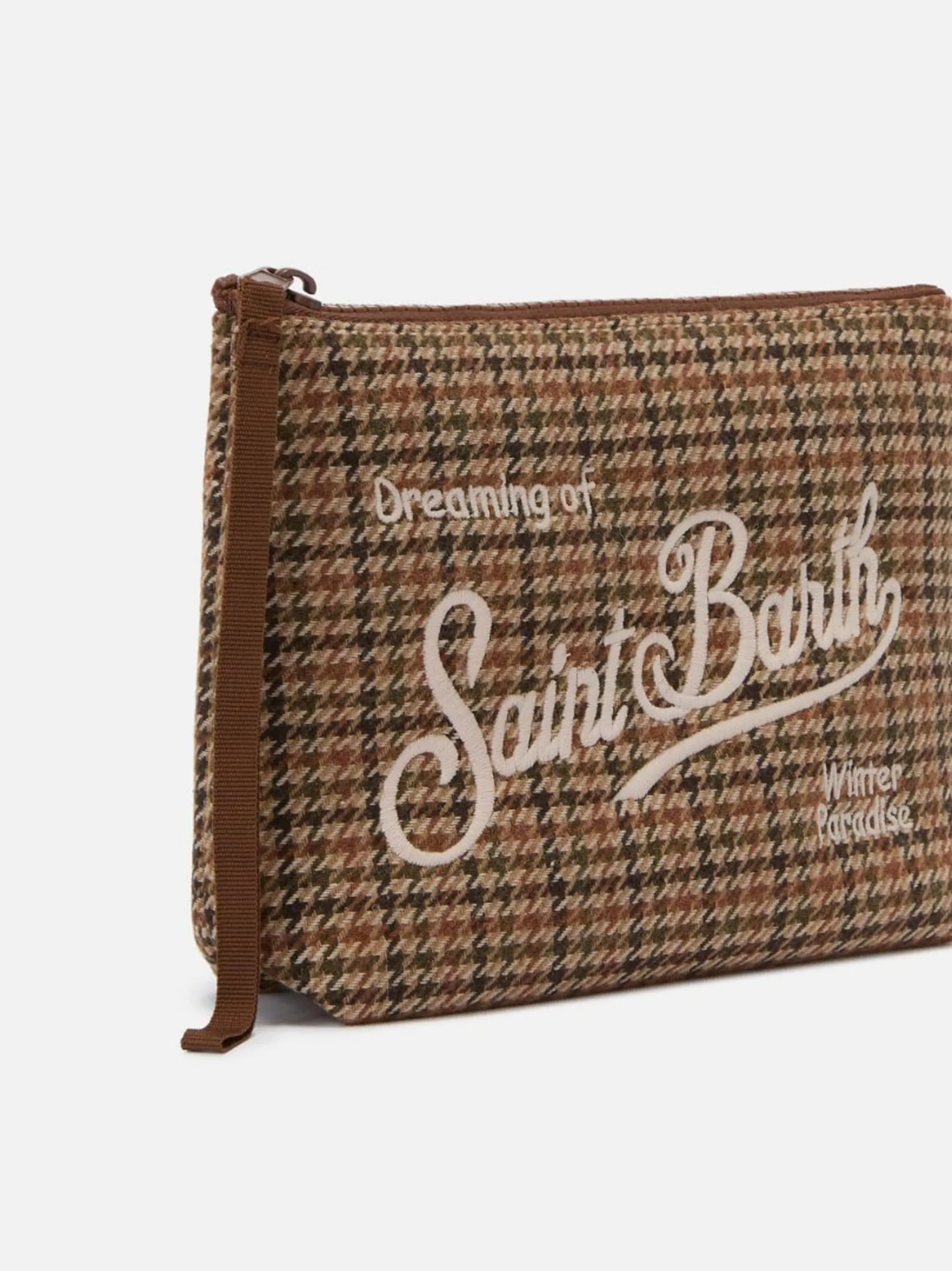 Mc2 Saint Barth B'Aline Wool Hundred Foot Pouch' Brown Ali0022-00320M 194332