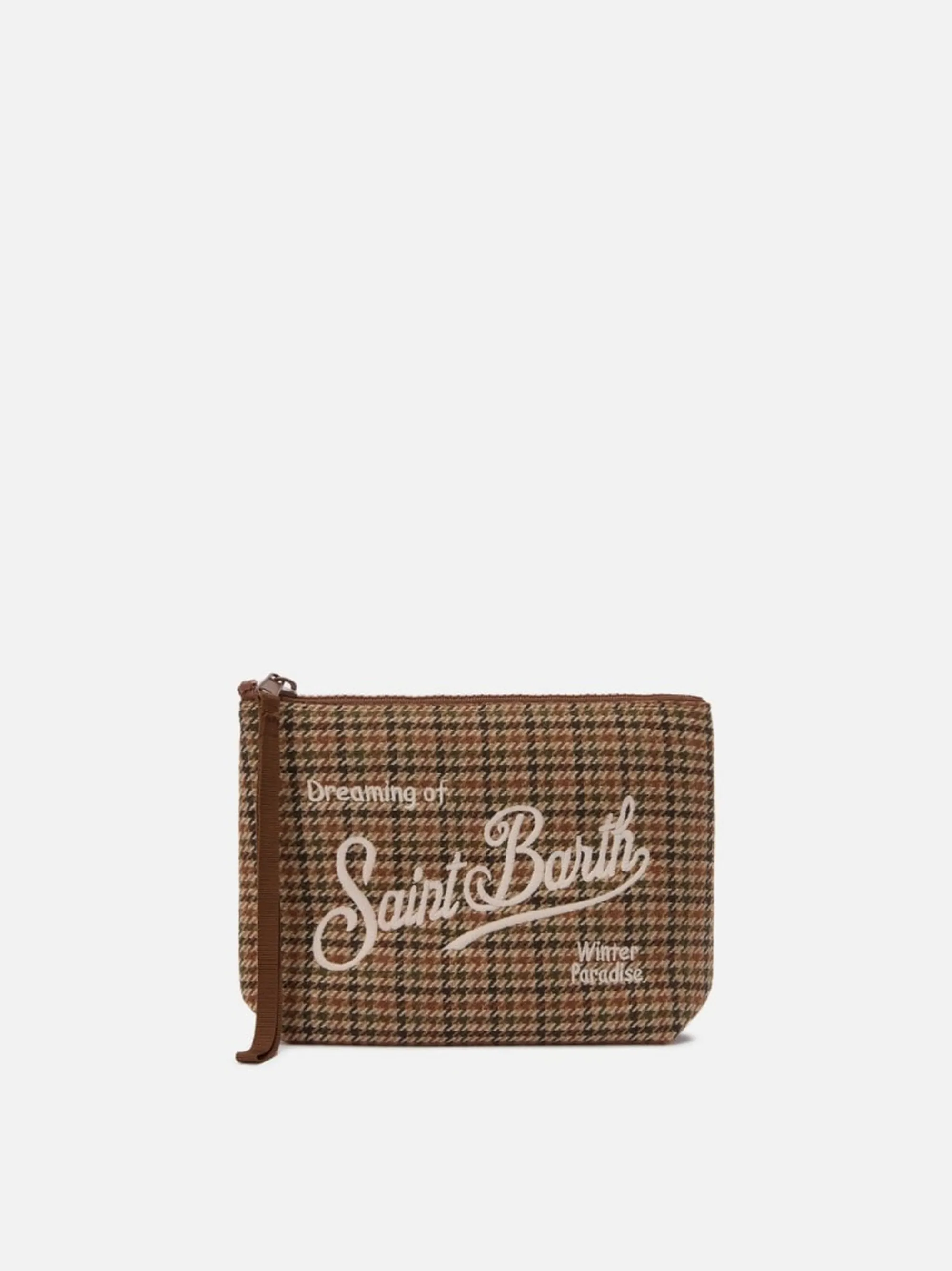 Mc2 Saint Barth B'Aline Wool Hundred Foot Pouch' Brown Ali0022-00320M 194334