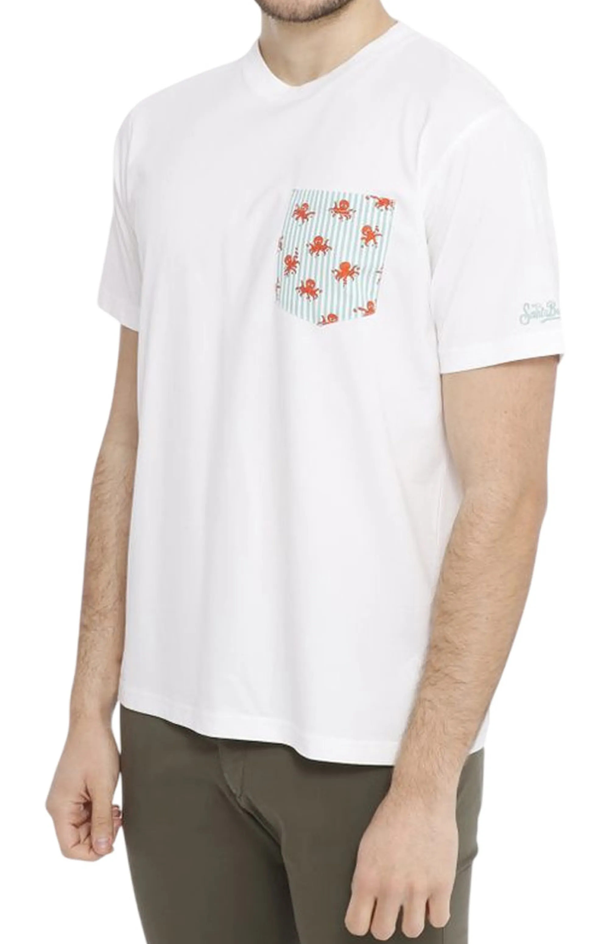 Mc2 Saint Barth B'T-Shirt ' White Bla0001-02083L 180782