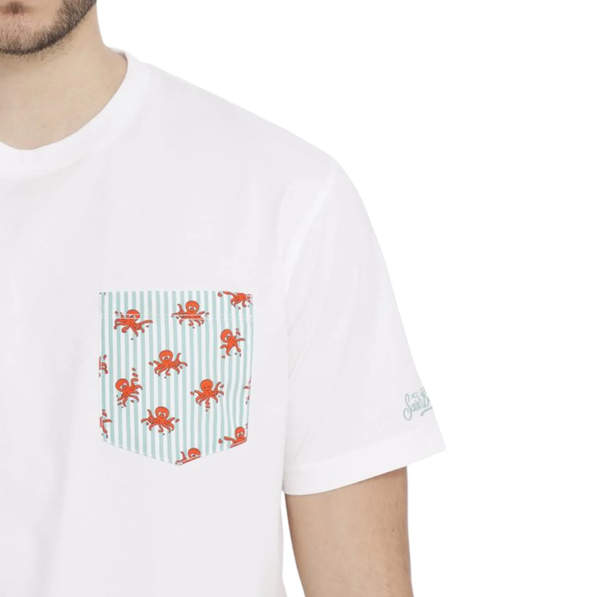 Mc2 Saint Barth B'T-Shirt ' White Bla0001-02083L 180784