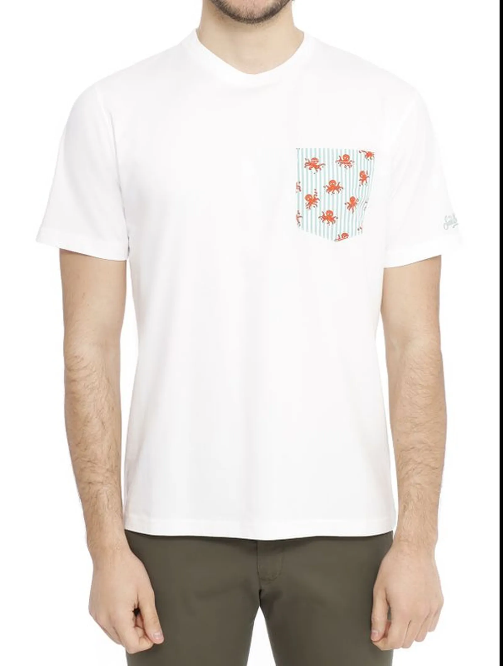 Mc2 Saint Barth T-Shirt 7045352F Bianco Bla0001-02083L 179659