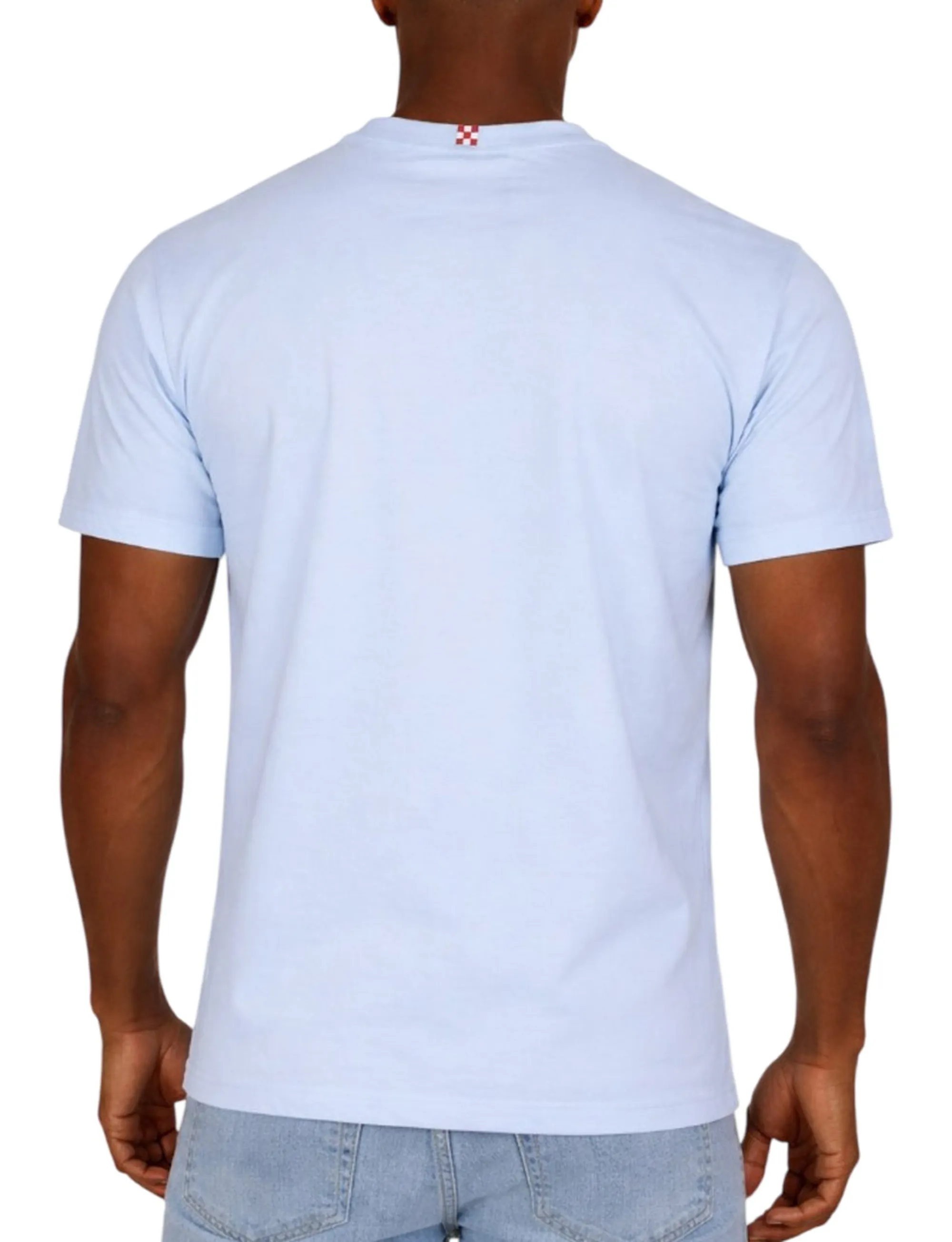 Mc2 Saint Barth B'T-Shirt Blanche' Sky Blue Bla0001-02086L 177616