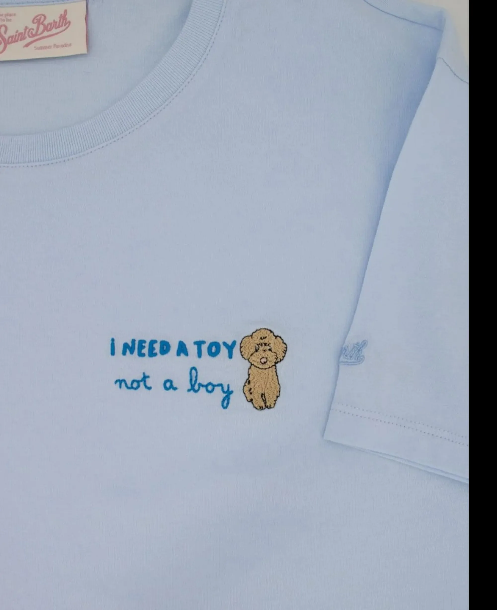 Mc2 Saint Barth T-Shirt Emilie Azzurro Emi0001-09630L 182776