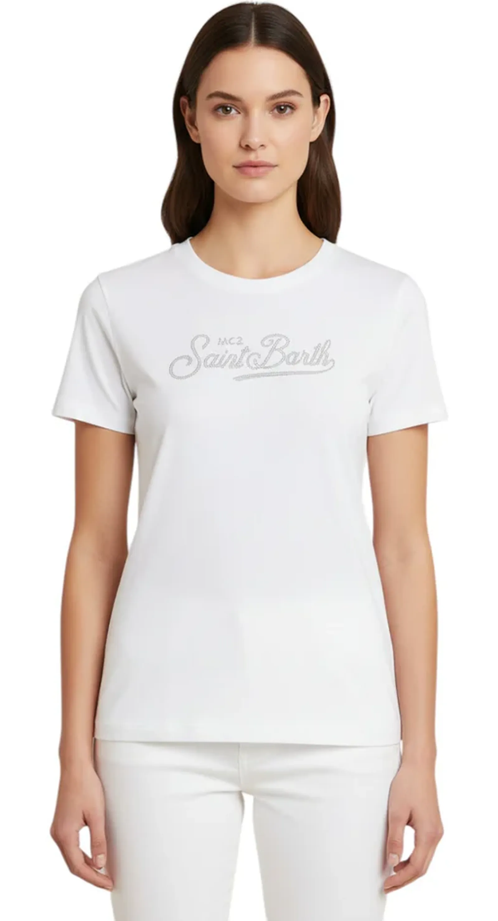 Mc2 Saint Barth T-Shirt Emilie Bianco Emi0001-02296L 182772