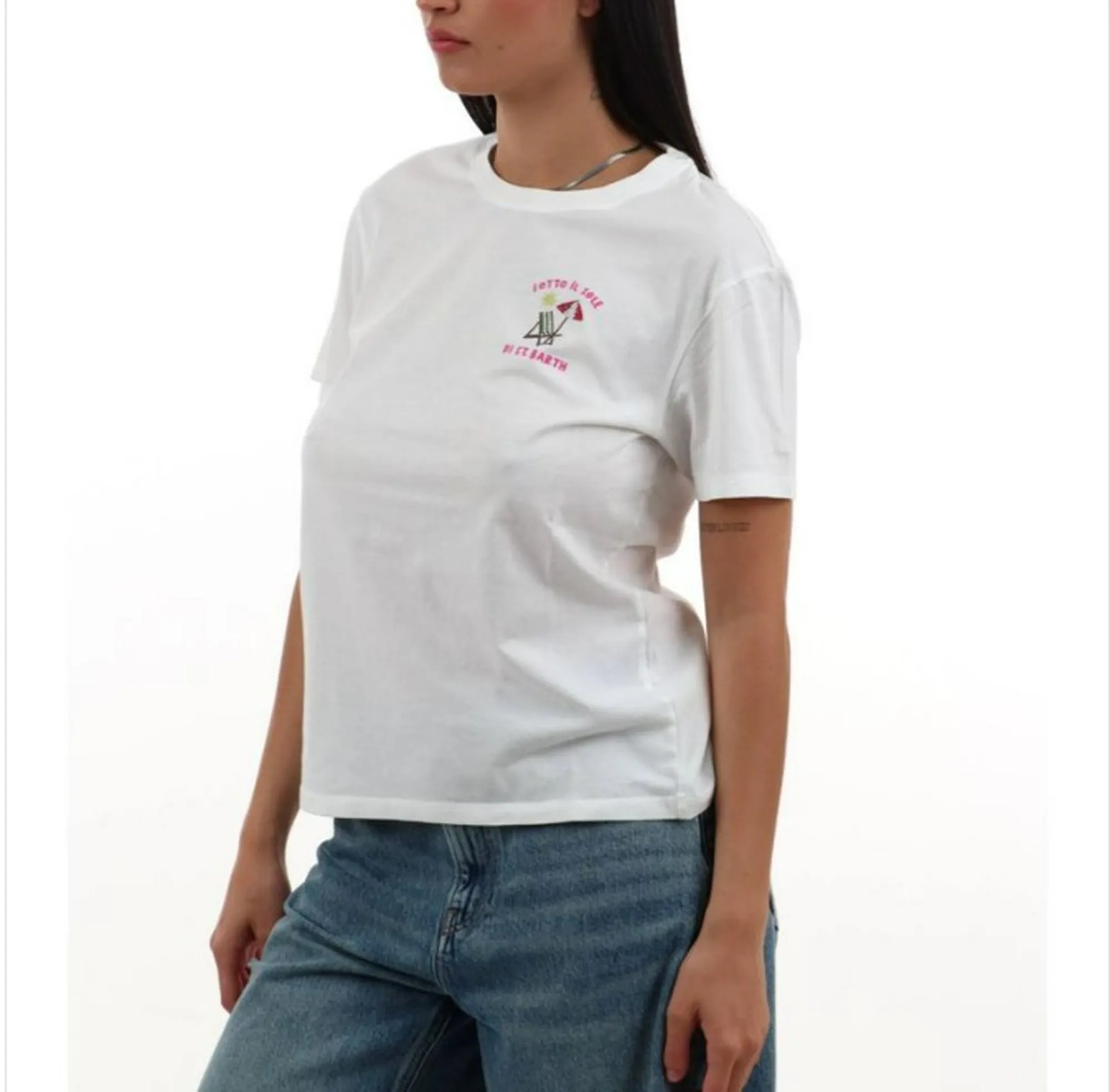 Mc2 Saint Barth T-Shirt Emilie Bianco Emi0001-03739L 183000