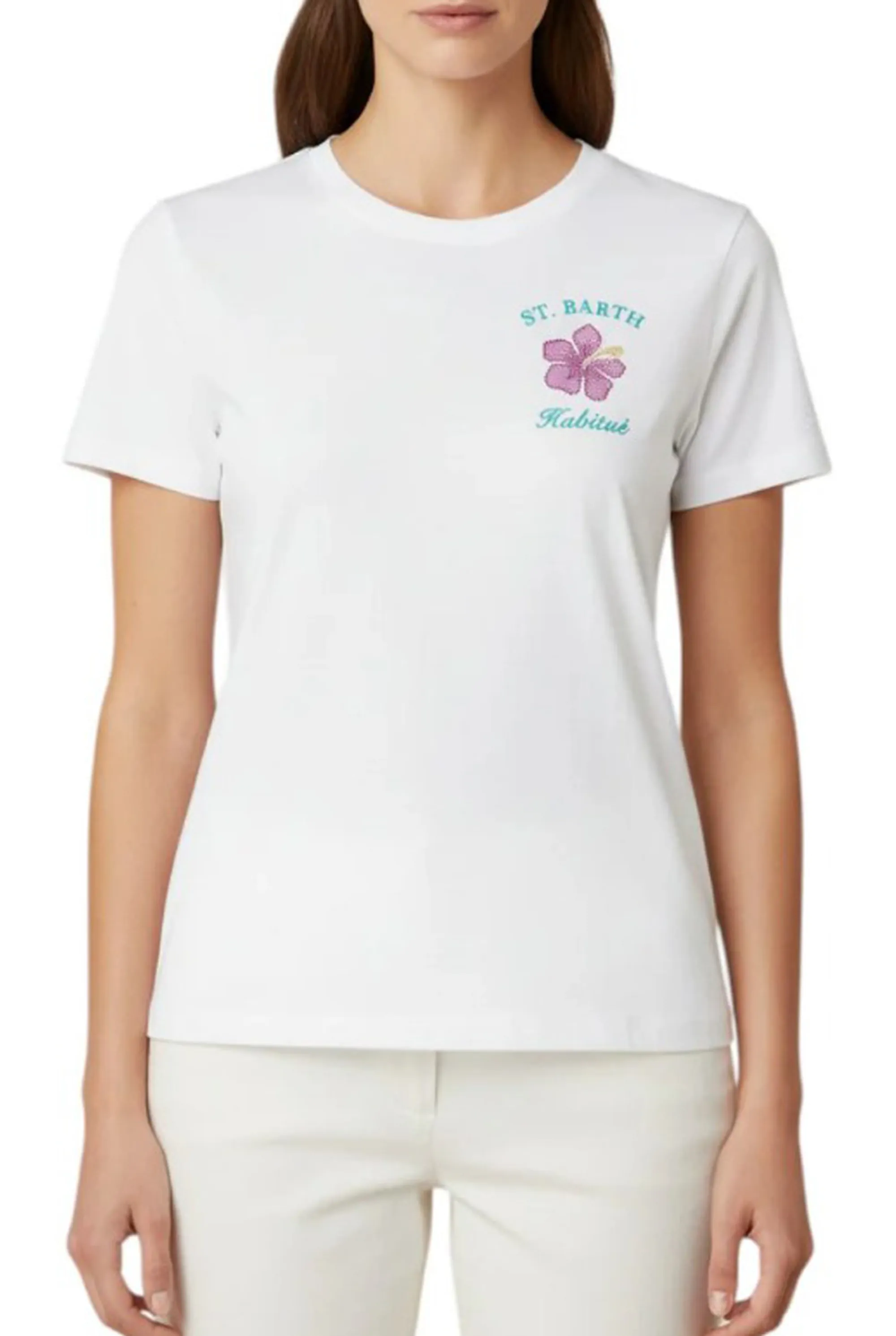 Mc2 Saint Barth T-Shirt Emilie Bianco Emi0001-08614L 182870