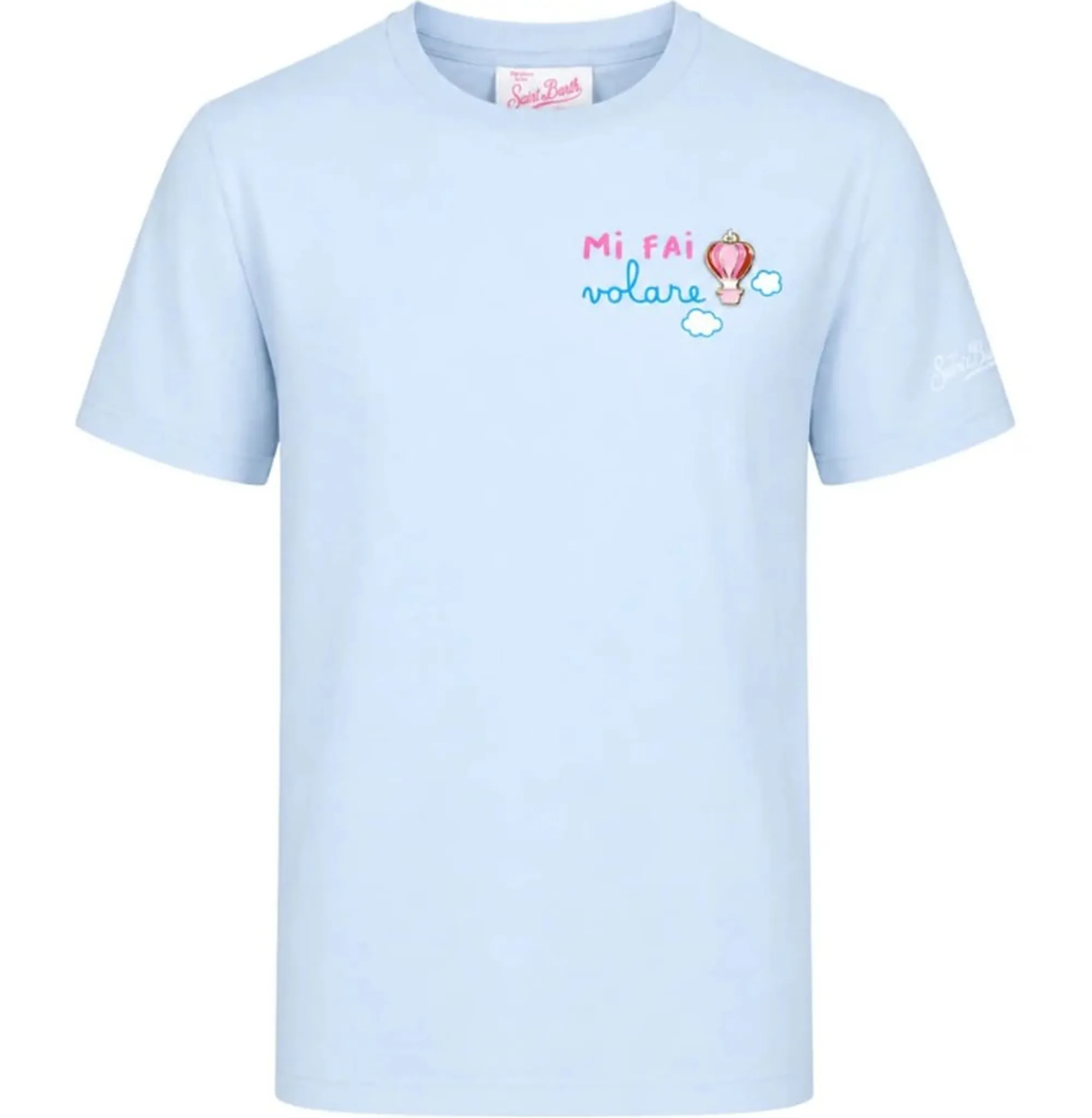Mc2 Saint Barth B'T-Shirt Emilie' Celeste Emi0001-01097L 183113