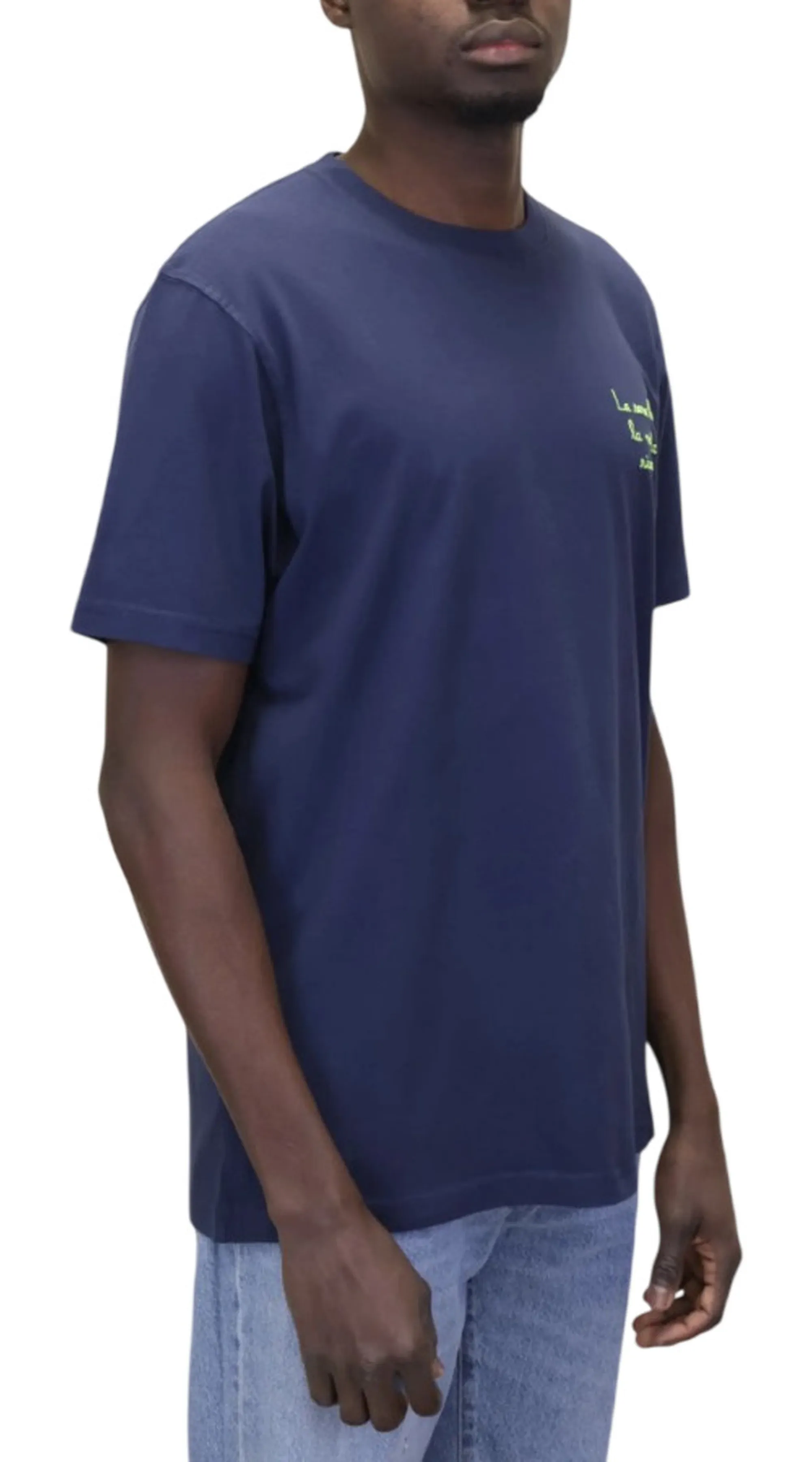 Mc2 Saint Barth T-Shirt Leoni Riunione Blu Pot0001-04434L 180013