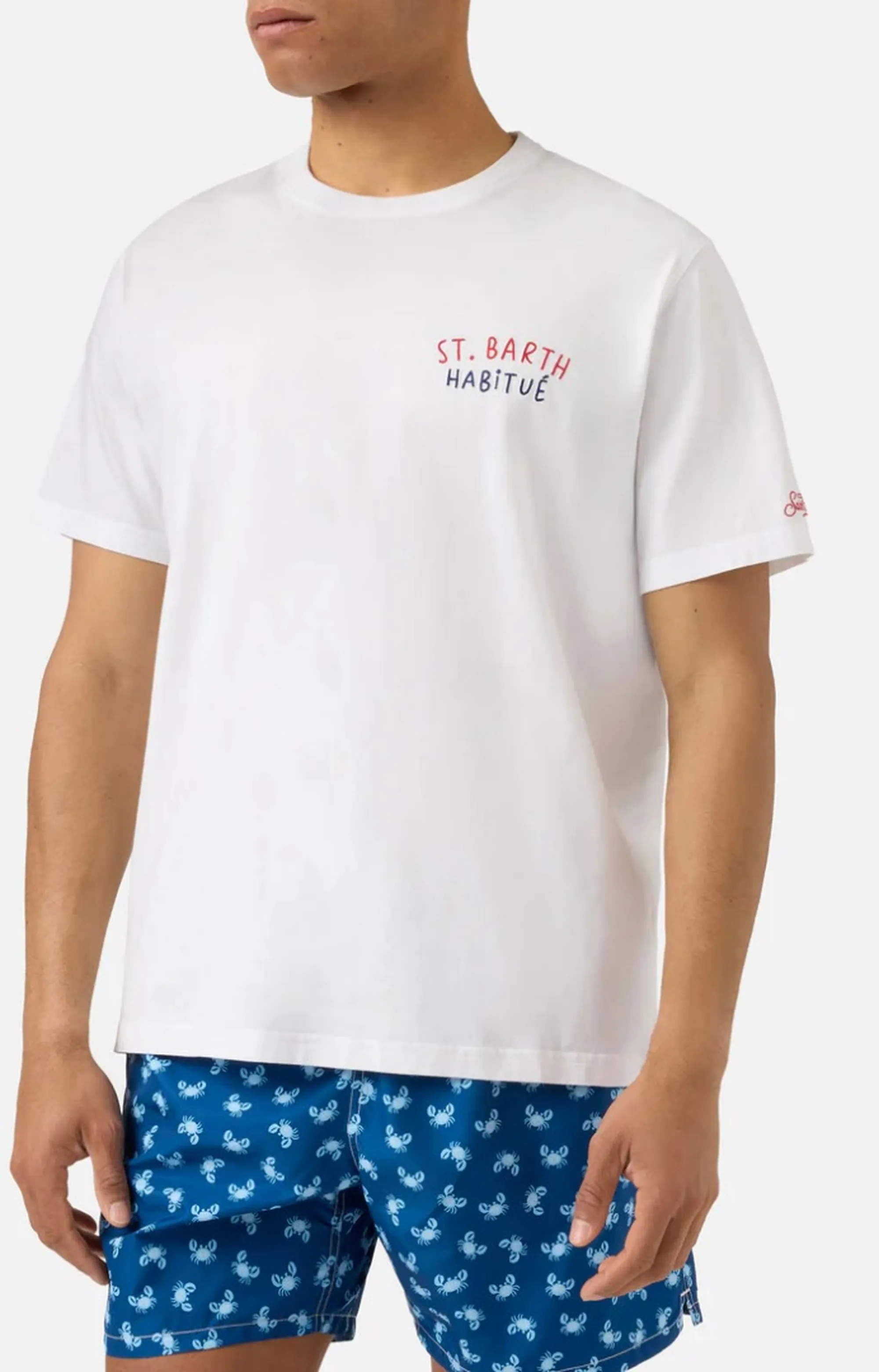 Mc2 Saint Barth T-Shirt Portland Bianco Prl0002-00320L 182633