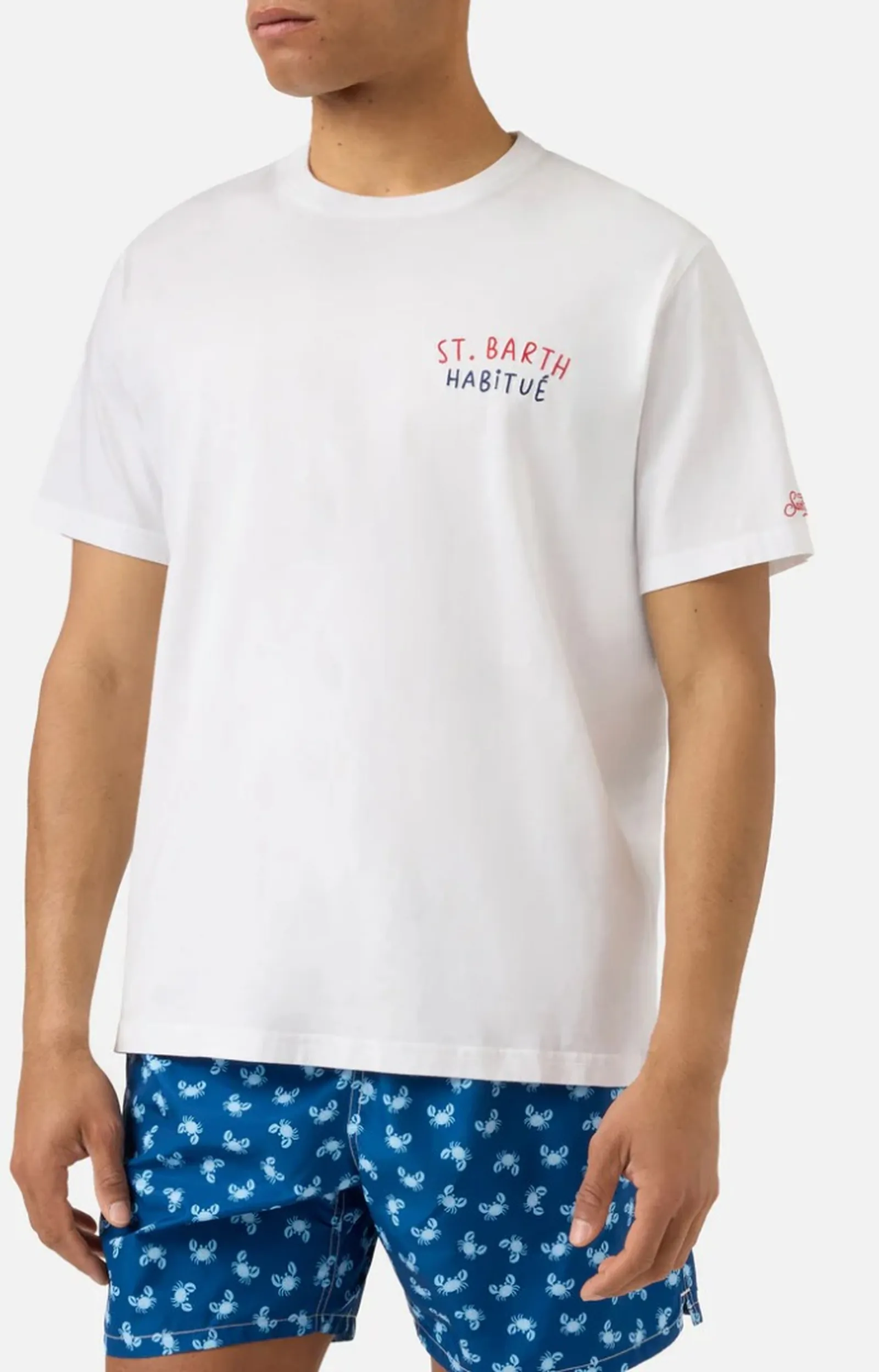 Mc2 Saint Barth T-Shirt Portland Bianco Prl0002-00320L 182633