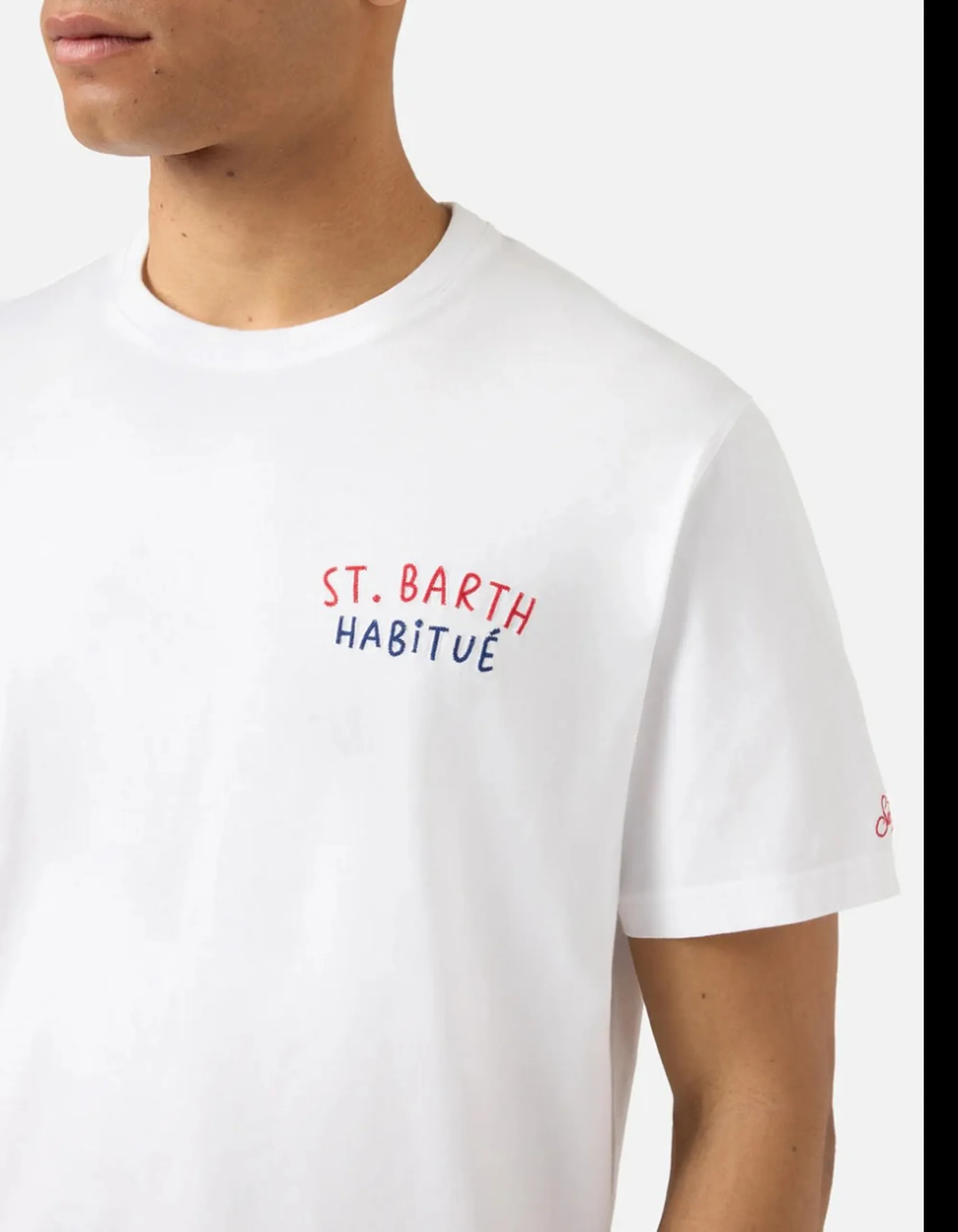 Mc2 Saint Barth T-Shirt Portland Bianco Prl0002-00320L 182634