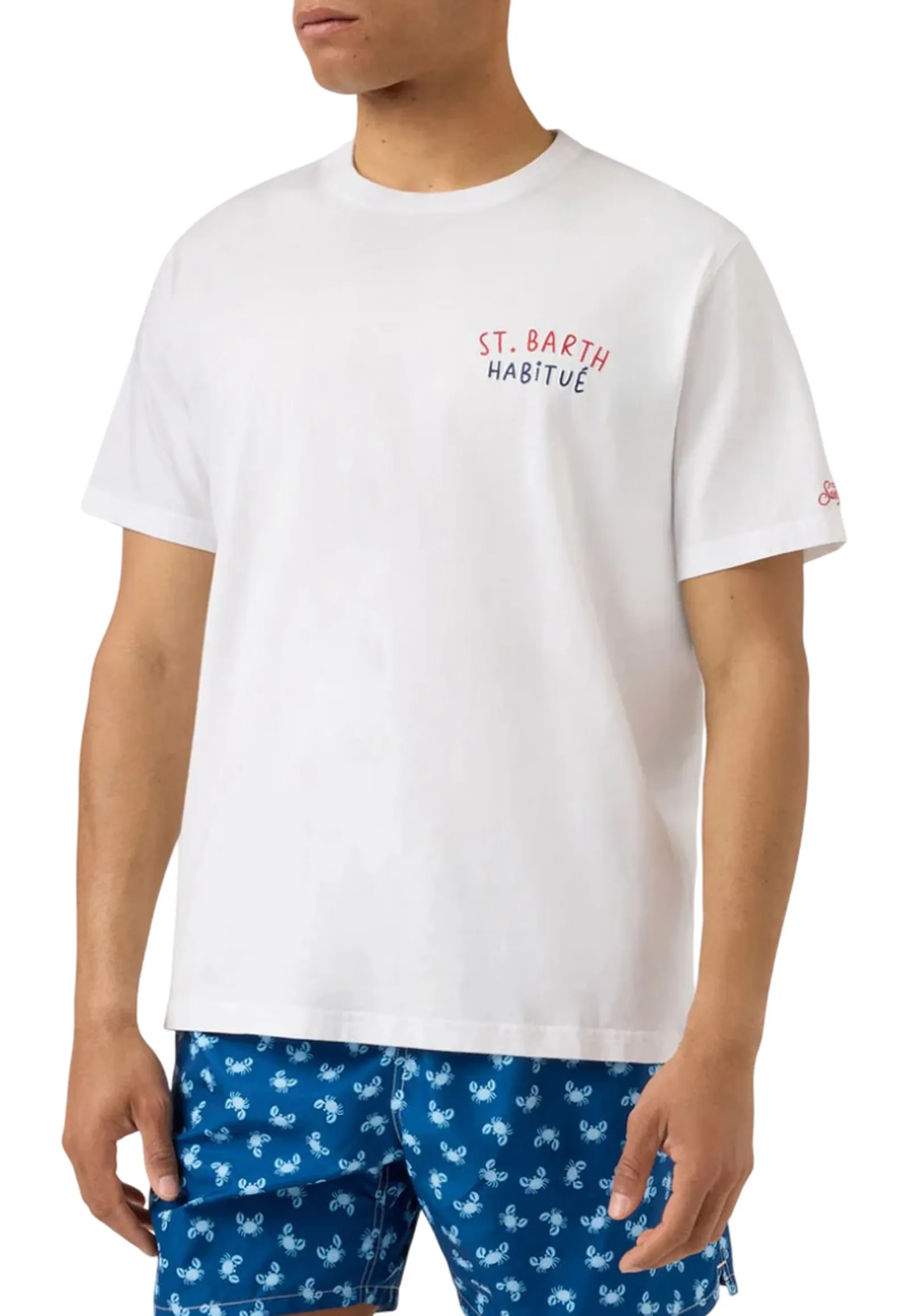 Mc2 Saint Barth T-Shirt Portland Bianco Prl0002-00320L 182719