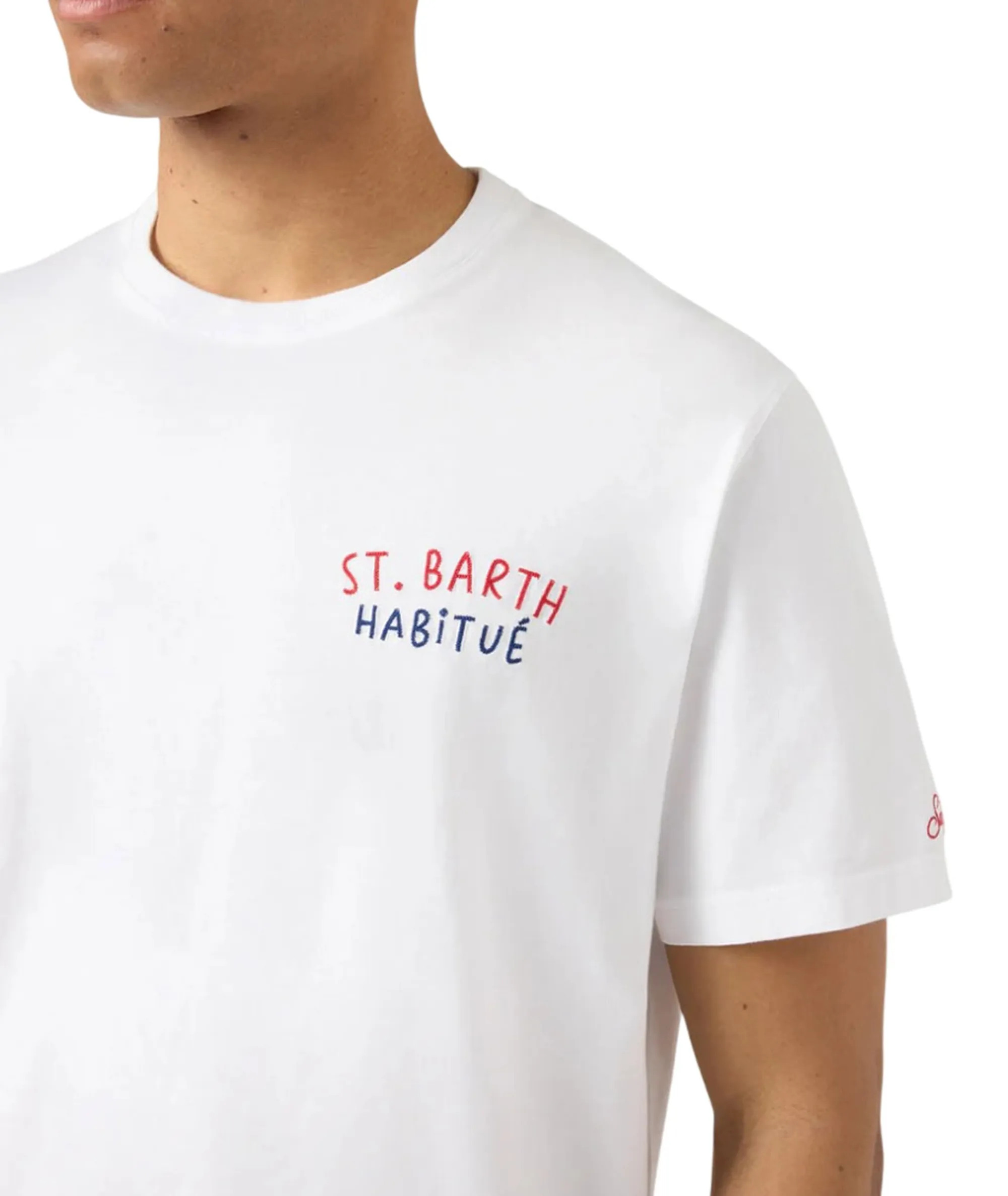 Mc2 Saint Barth B'T-Shirt Portland' White Prl0002-00320L 182721