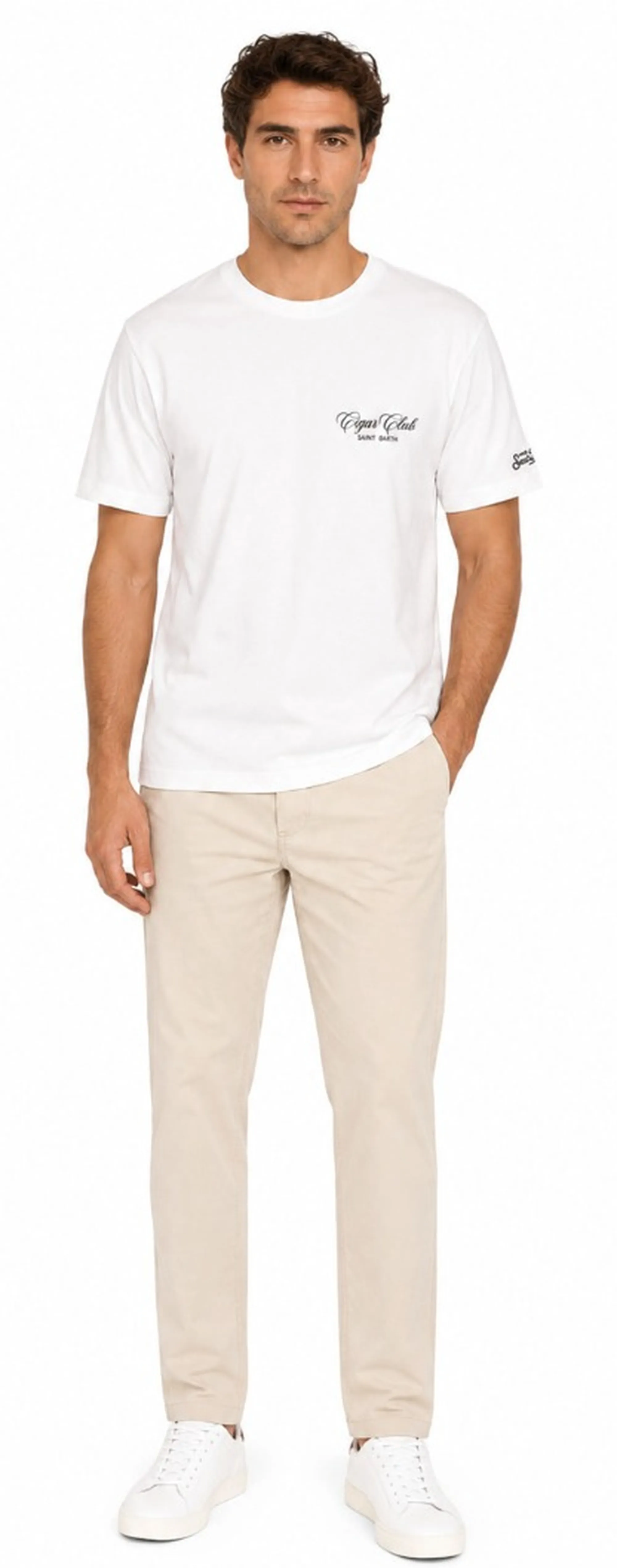 Mc2 Saint Barth T-Shirt Portland Bianco Prl0002-04285L 183929