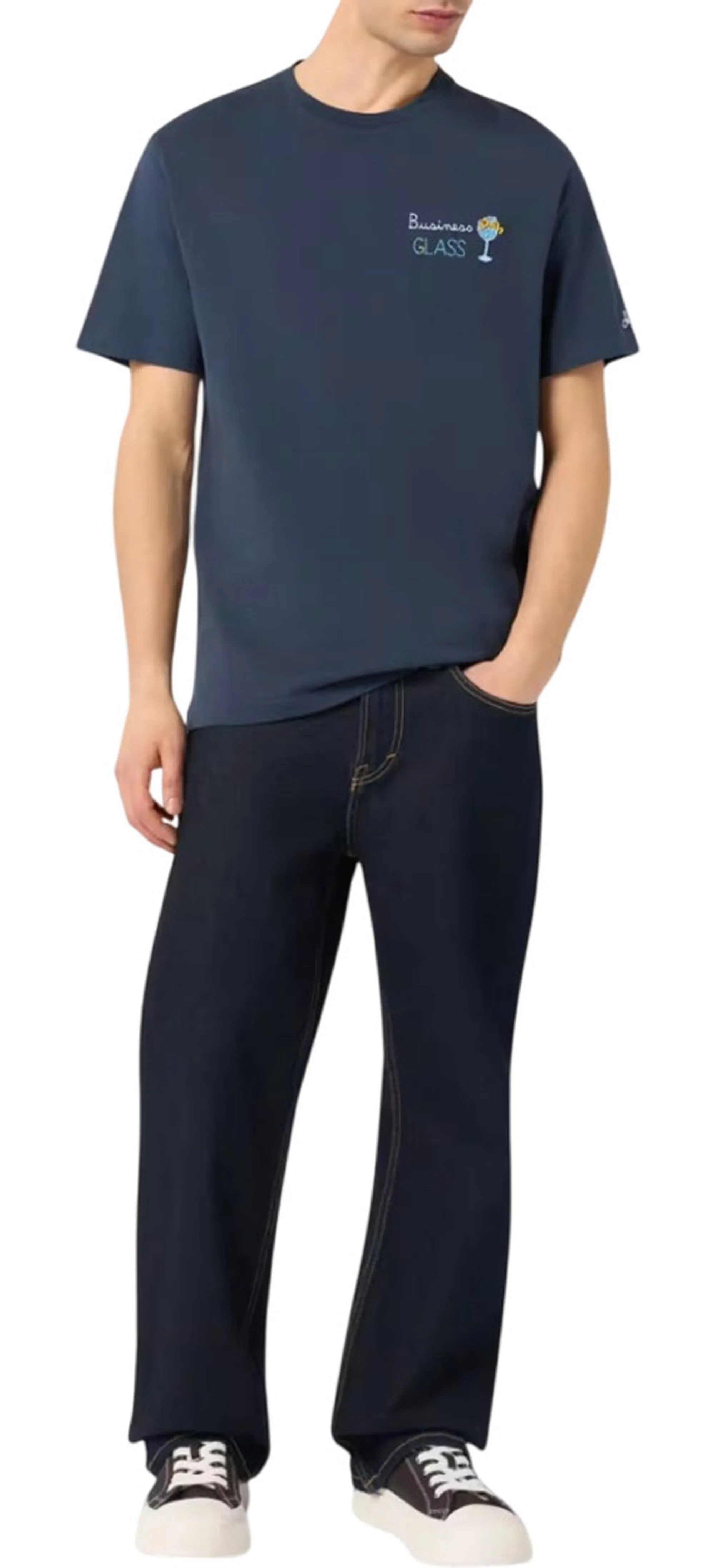 Mc2 Saint Barth B'T-Shirt Portofino Business Glass' Blu Pot0001-00164L 177516