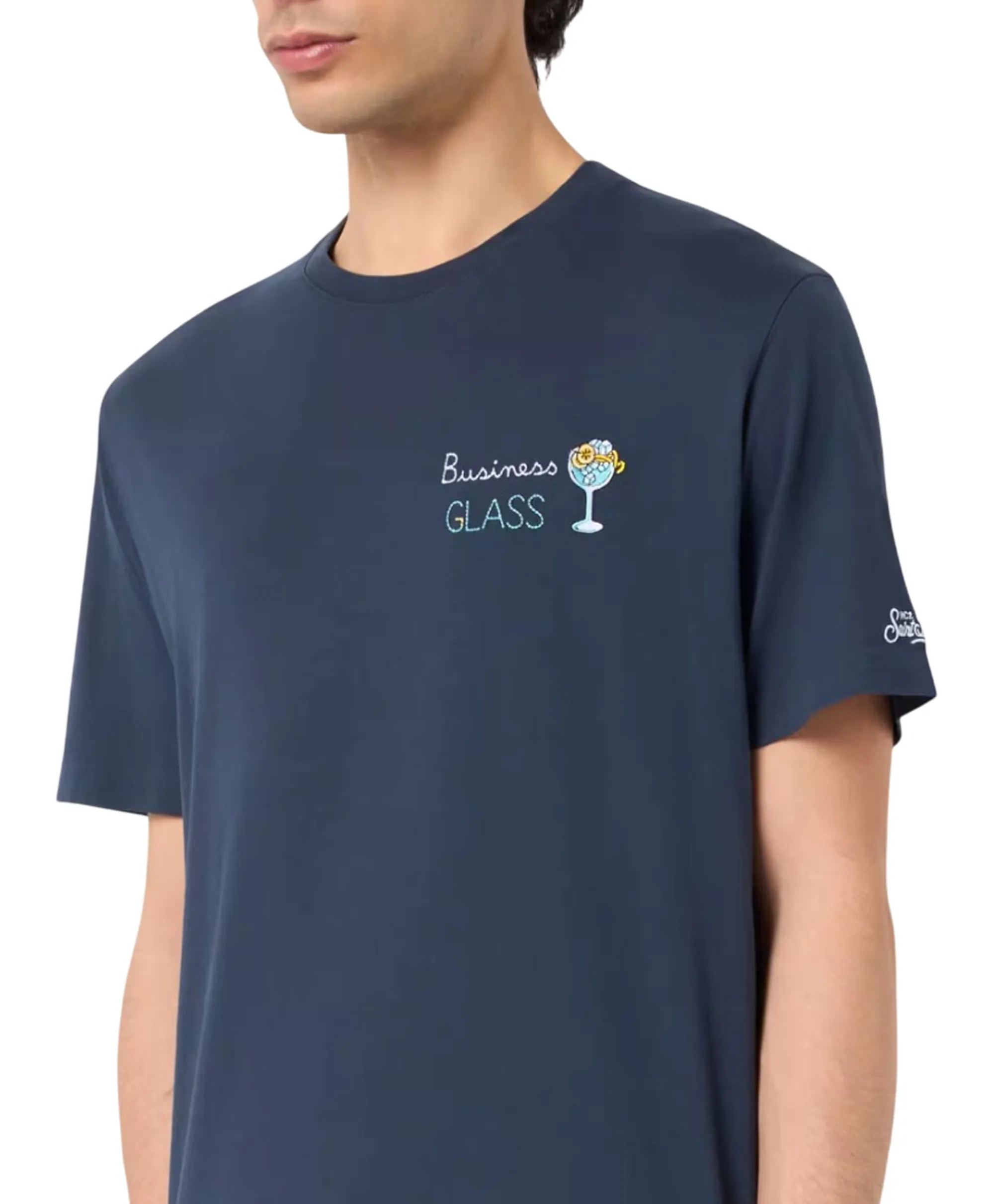 Mc2 Saint Barth B'T-Shirt Portofino Business Glass' Blu Pot0001-00164L 177524