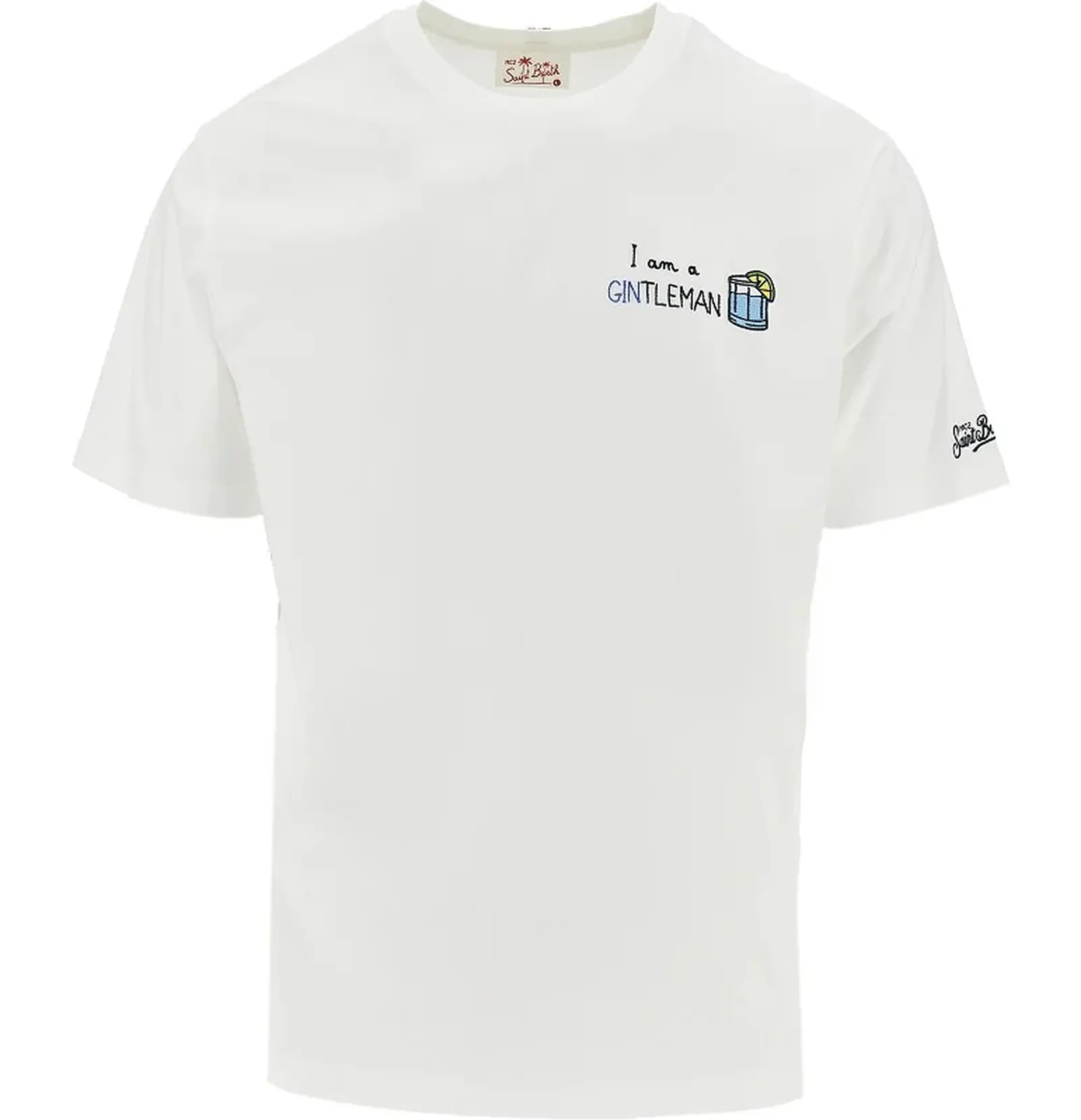 Mc2 Saint Barth T-Shirt Portofino Gintleman Bianco Pot0001-01992L 178363