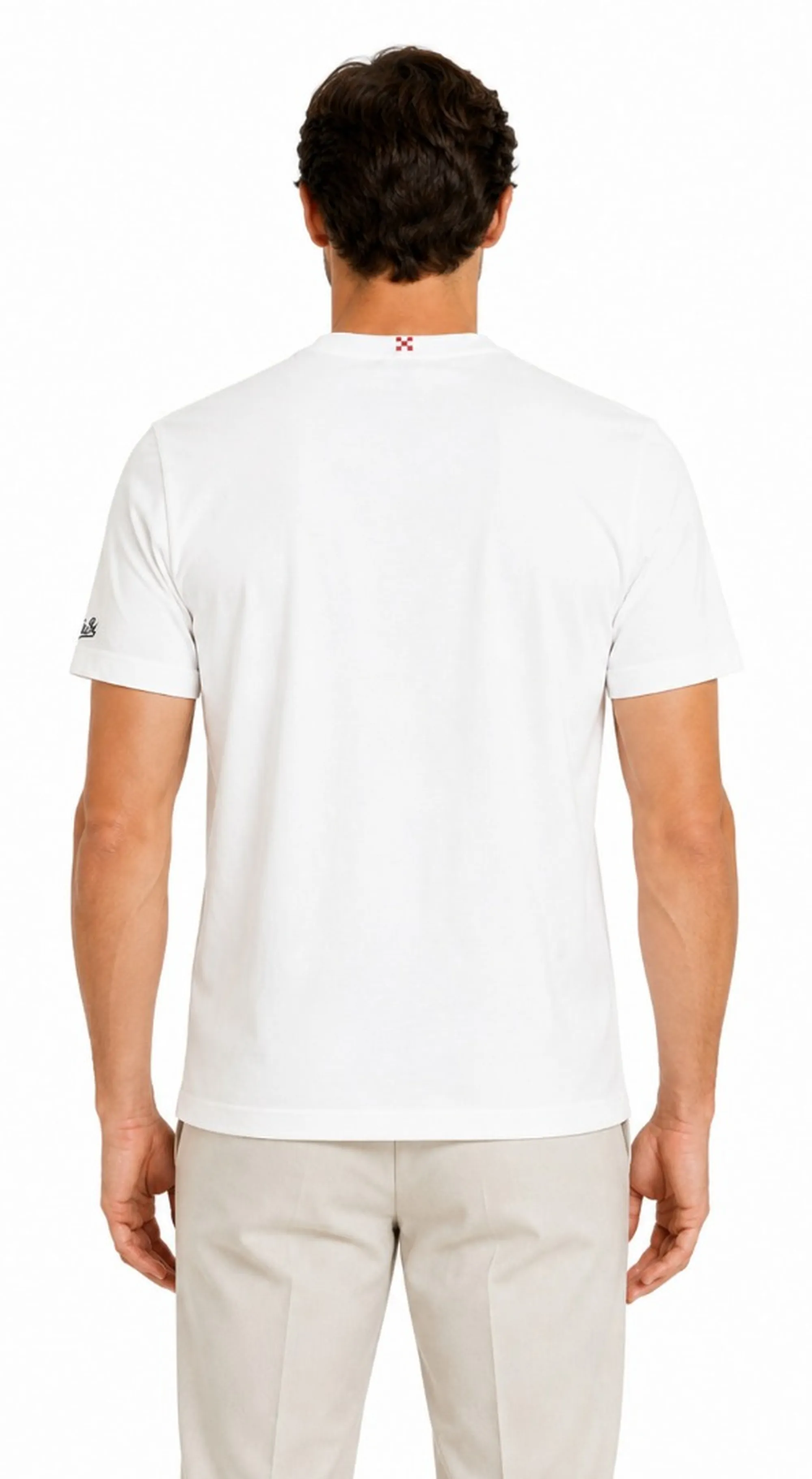 Mc2 Saint Barth T-Shirt Portofino Gintleman Bianco Pot0001-01992L 183923