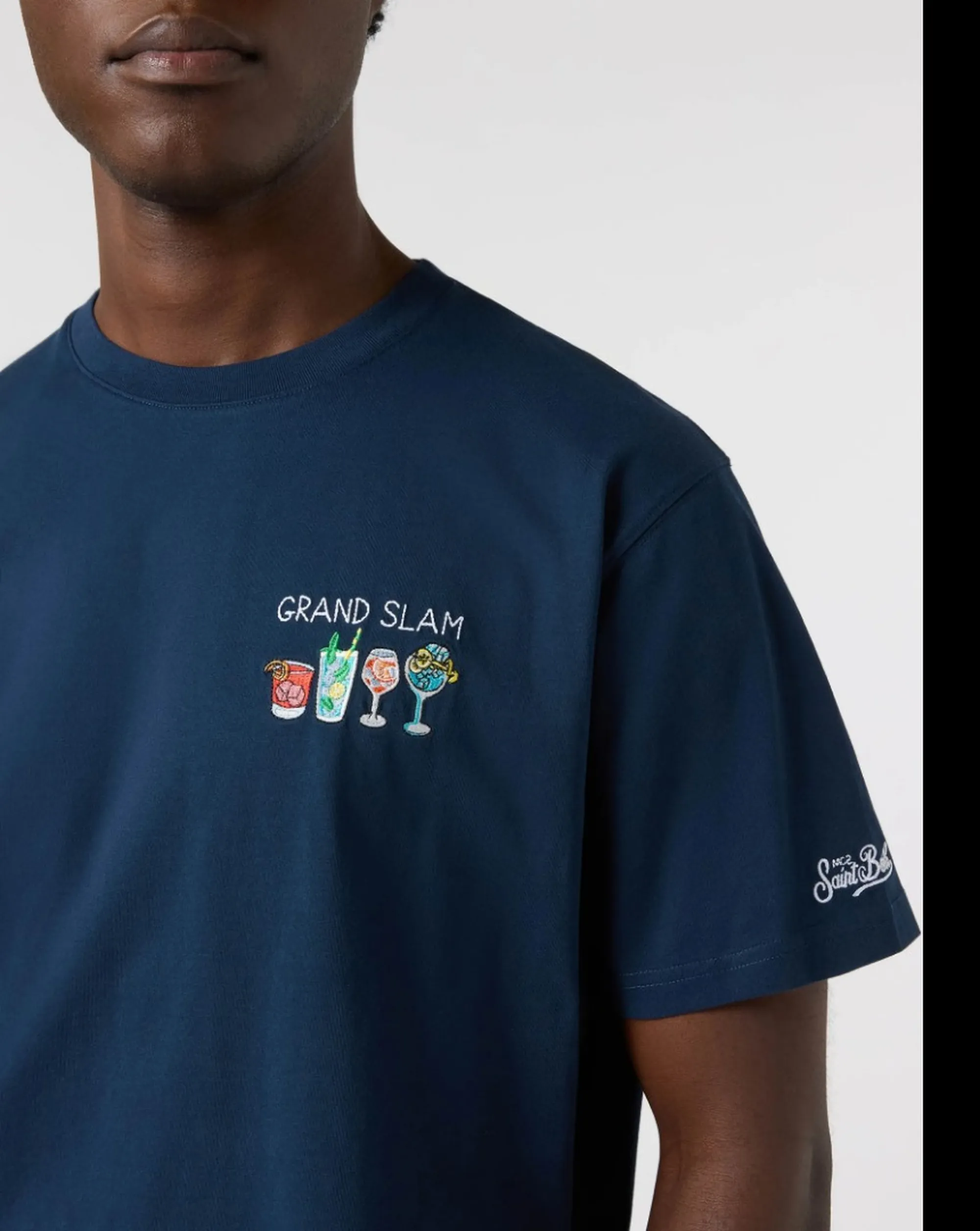 Mc2 Saint Barth T-Shirt Portofino Grand Slam Blu Pot0001-04483L 177271