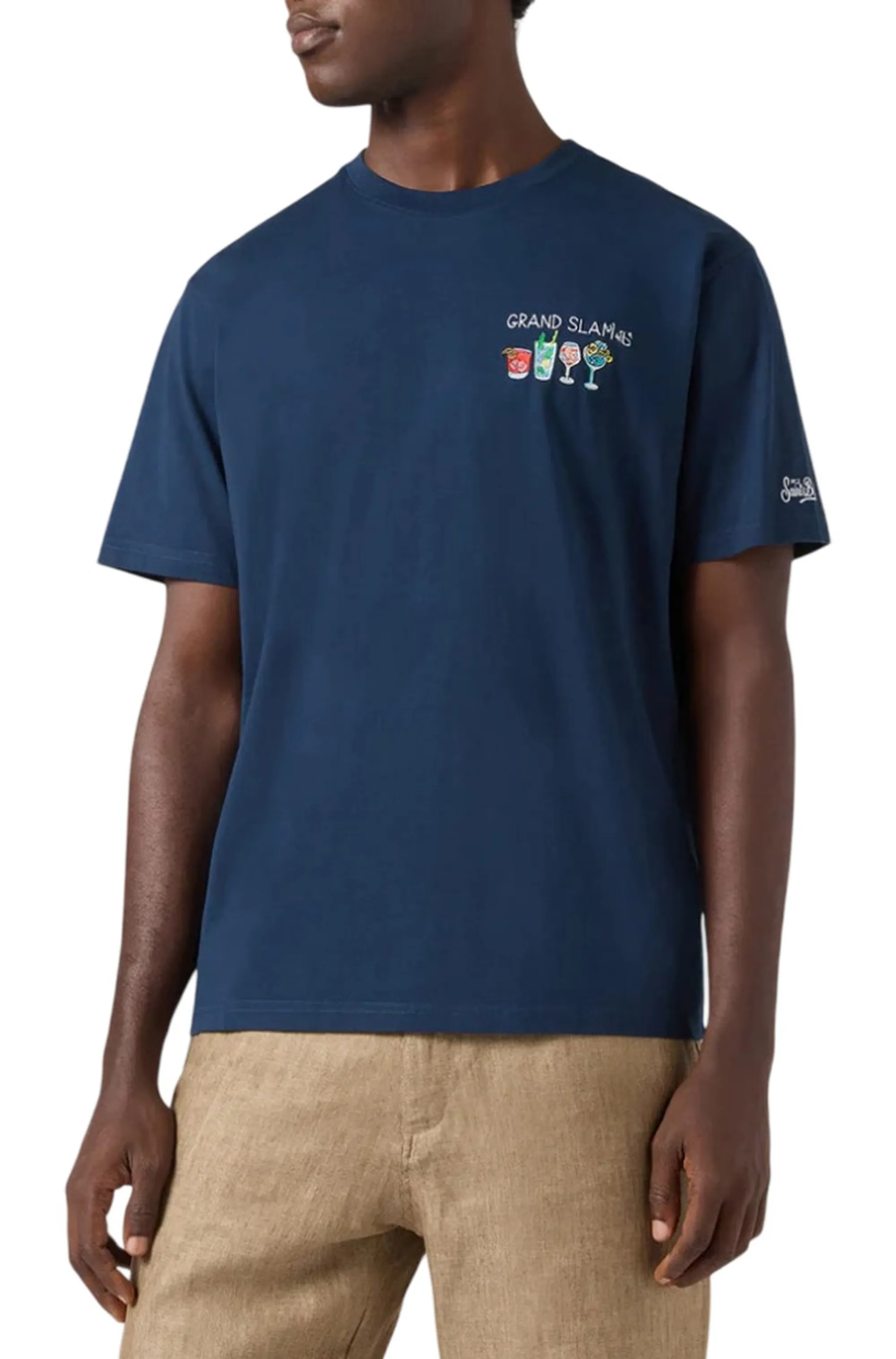 Mc2 Saint Barth B'T-Shirt Portofino Grand Slam' Blu Pot0001-04483L 177525