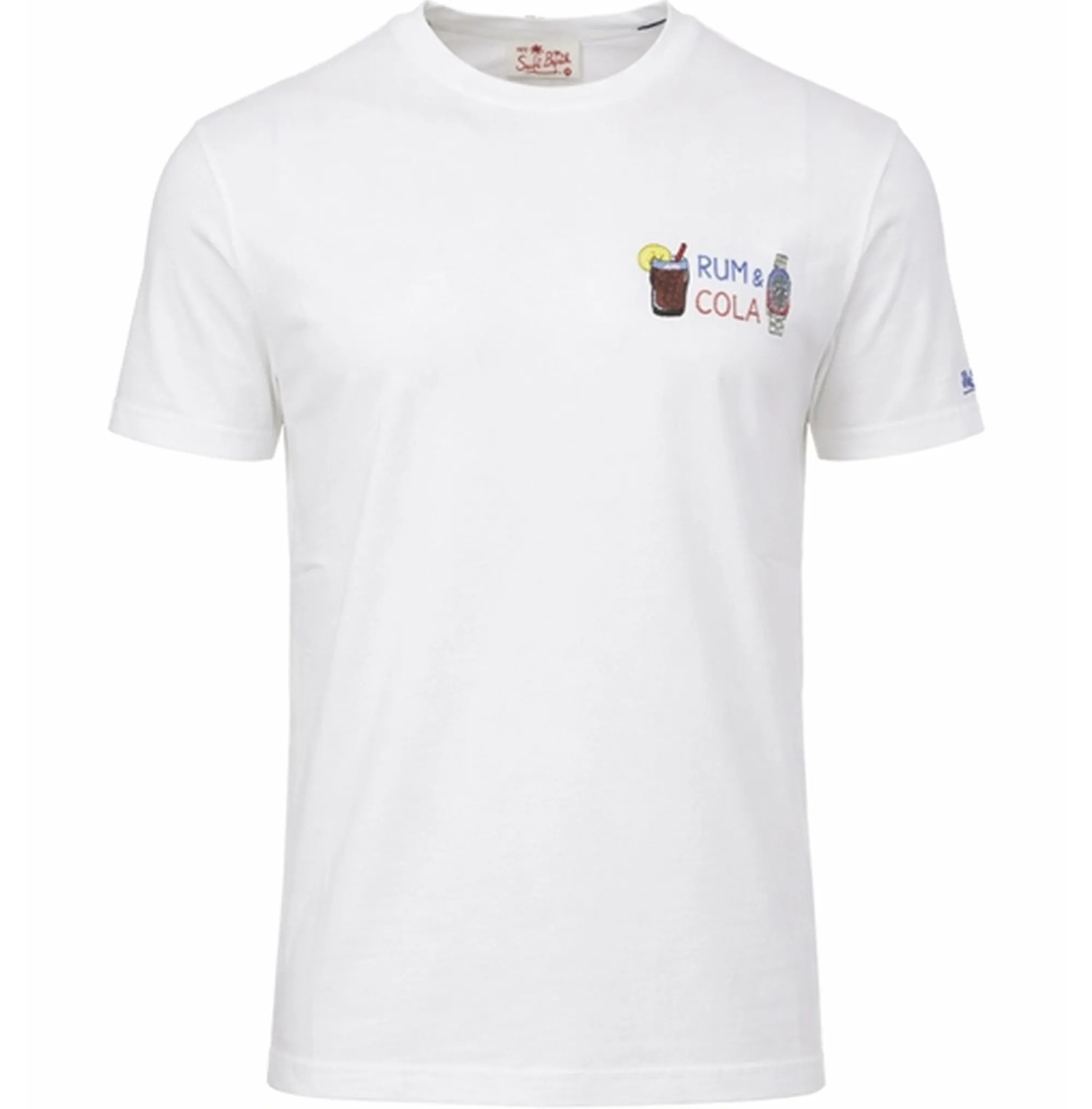 Mc2 Saint Barth T-Shirt Portofino Rum E Cola Bianco Pot0001-00321L 179955