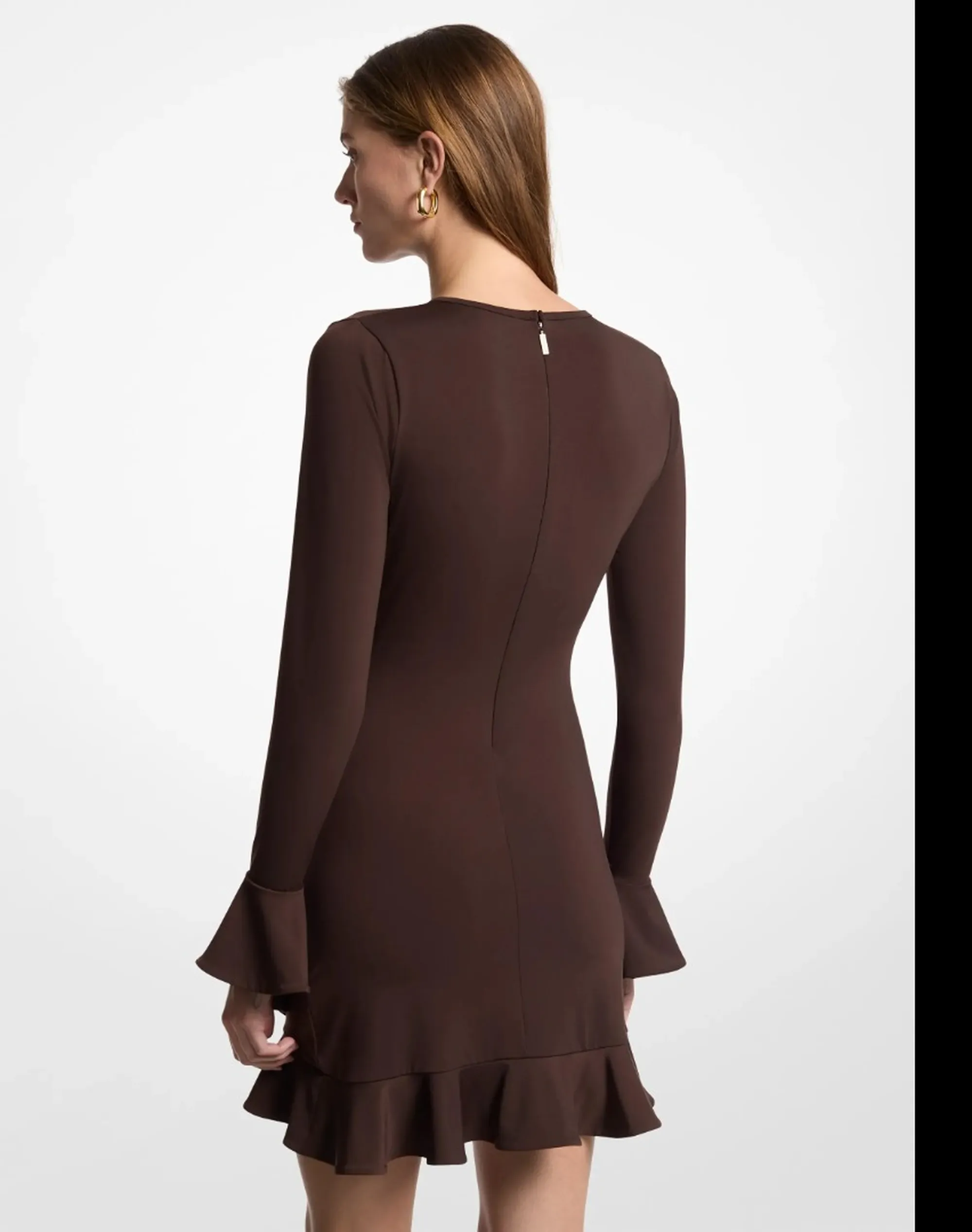 Michael Kors B'Stretch Jersey Dress' Chocolate Mt683J5H6J 188445