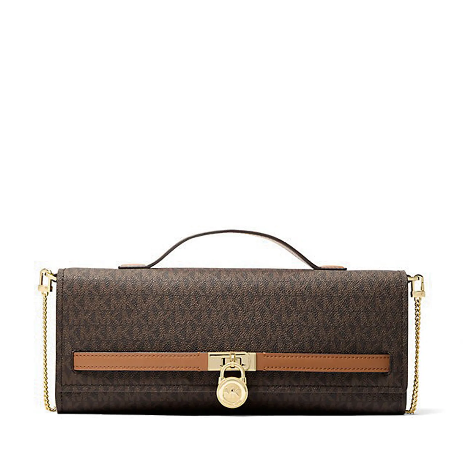 Michael Kors Borsa Clutch Hamilton Media Marrone 30R6Ghmc8B 170974