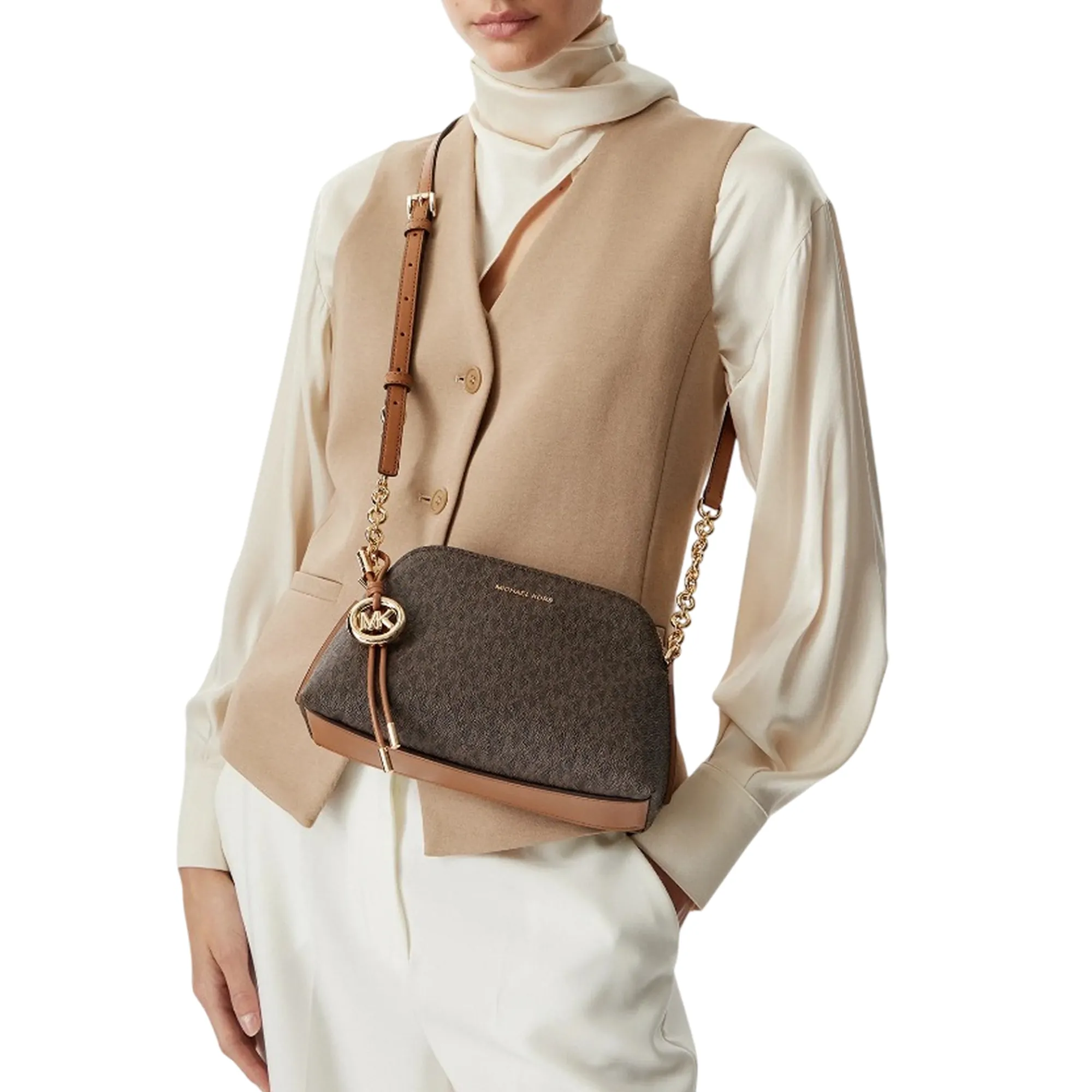 Michael Kors Borsa Freddie Piccola Marrone 32T6Gx4C1B 183879
