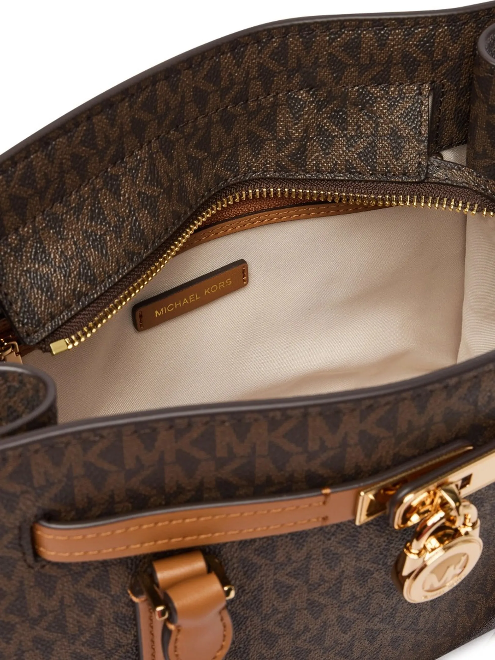 Michael Kors Borsa Hamilton Piccola Marrone 30T6Gnxs1B 183759