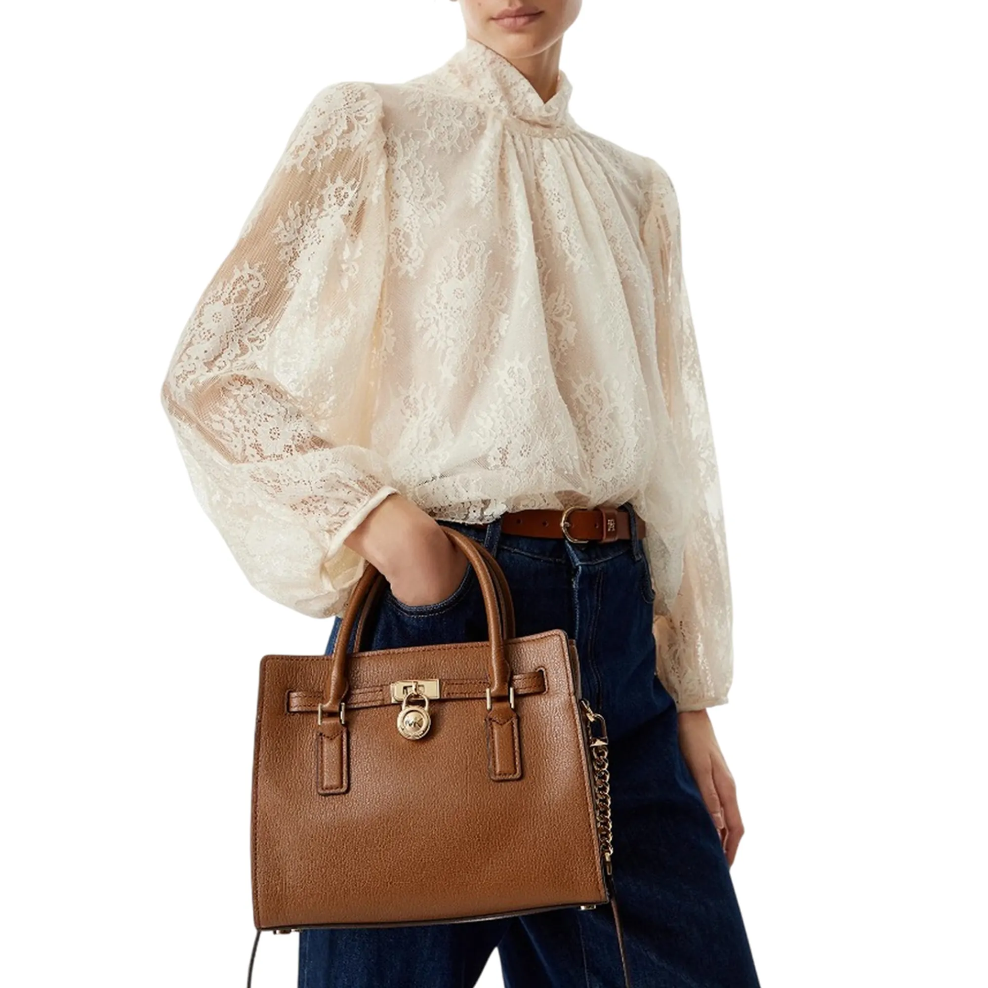 Michael Kors B'Hamilton Small Tote Bag' Brown 30T6Gnxs1L 183834