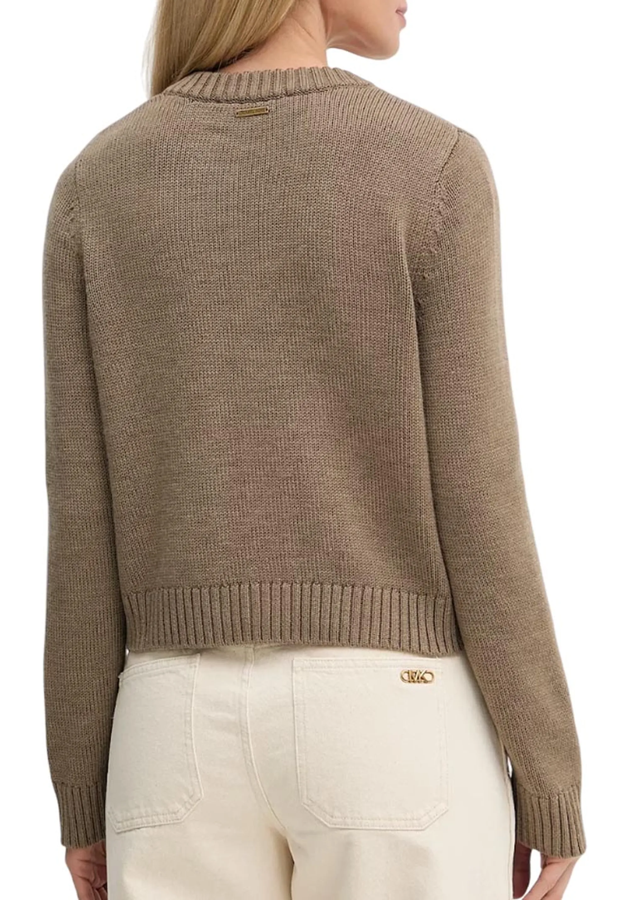 Michael Kors B'Wool Cardigan' Chestnut Mt561Bdf2G 160876