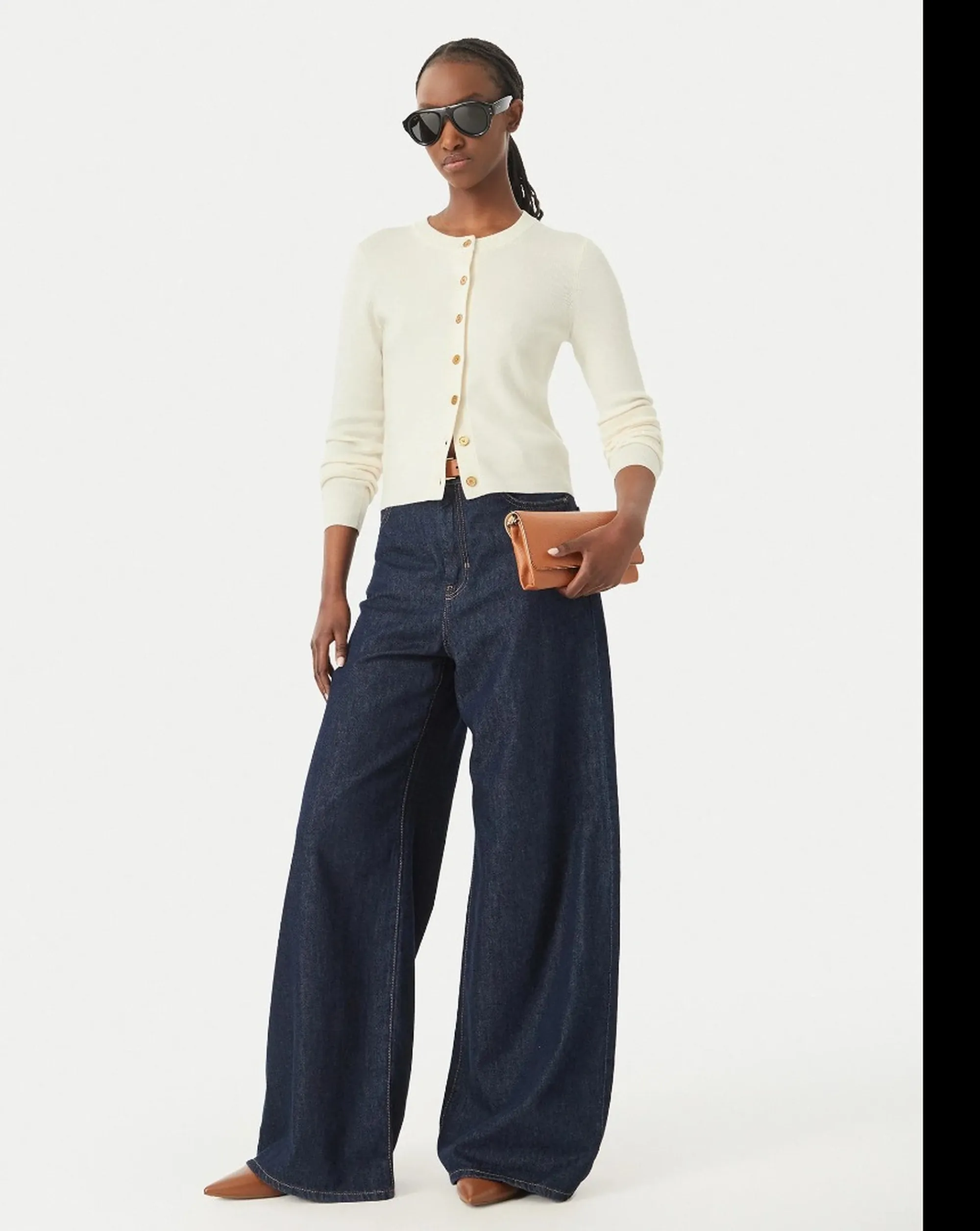 Michael Kors Cardigan In Lana Merino Osso Mt5617W4Vr 183777