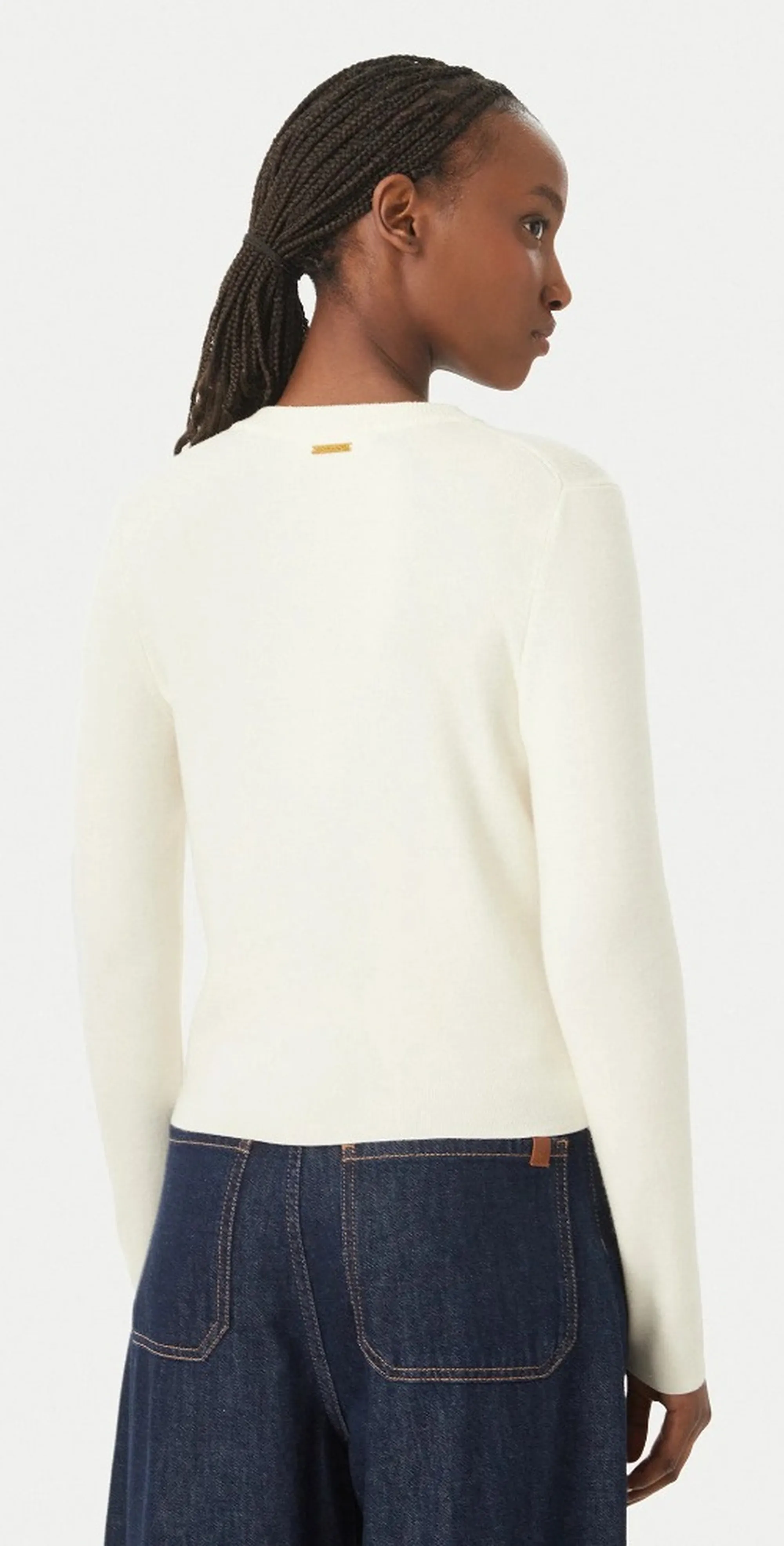 Michael Kors B'Merino Wool Cardigan' Bone Mt5617W4Vr 183778