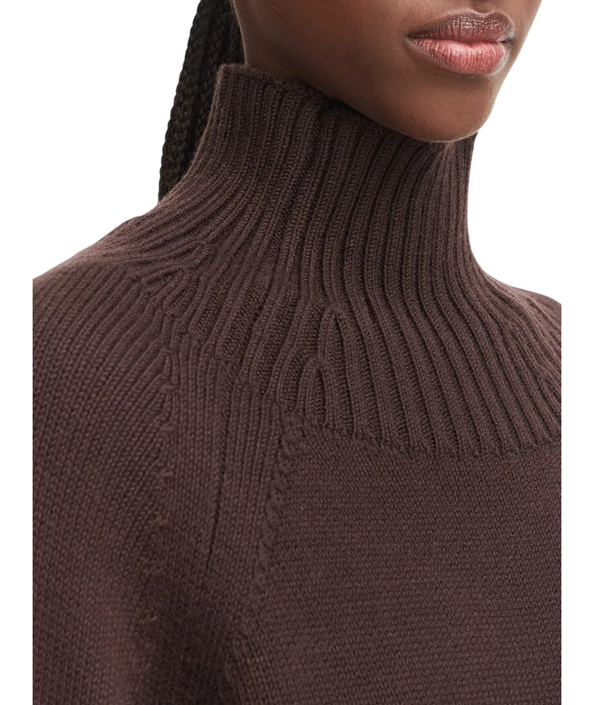 Michael Kors B'Wool Turtleneck' Chocolate Mf661Cgf2G 185309