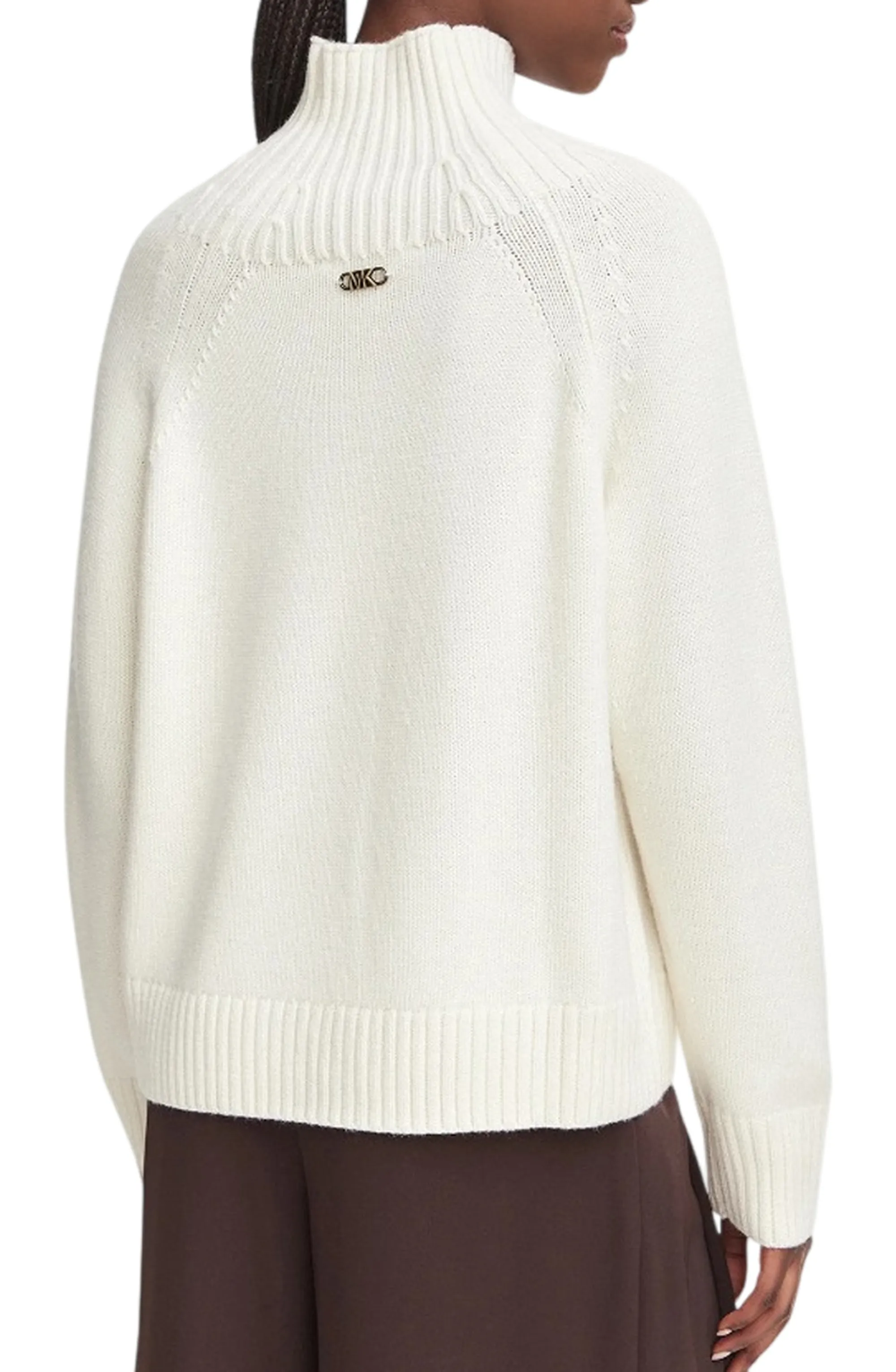 Michael Kors B'Wool Turtleneck' Cream Mf661Cgf2G 185303