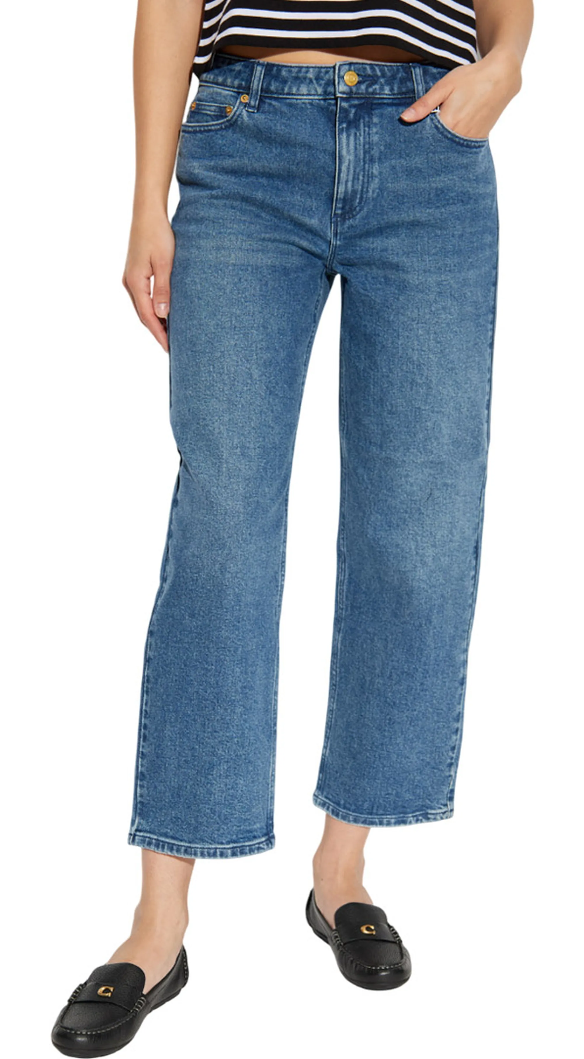 Michael Kors Jeans A Gamba Dritta Denim Mt5907Oeb1 155322
