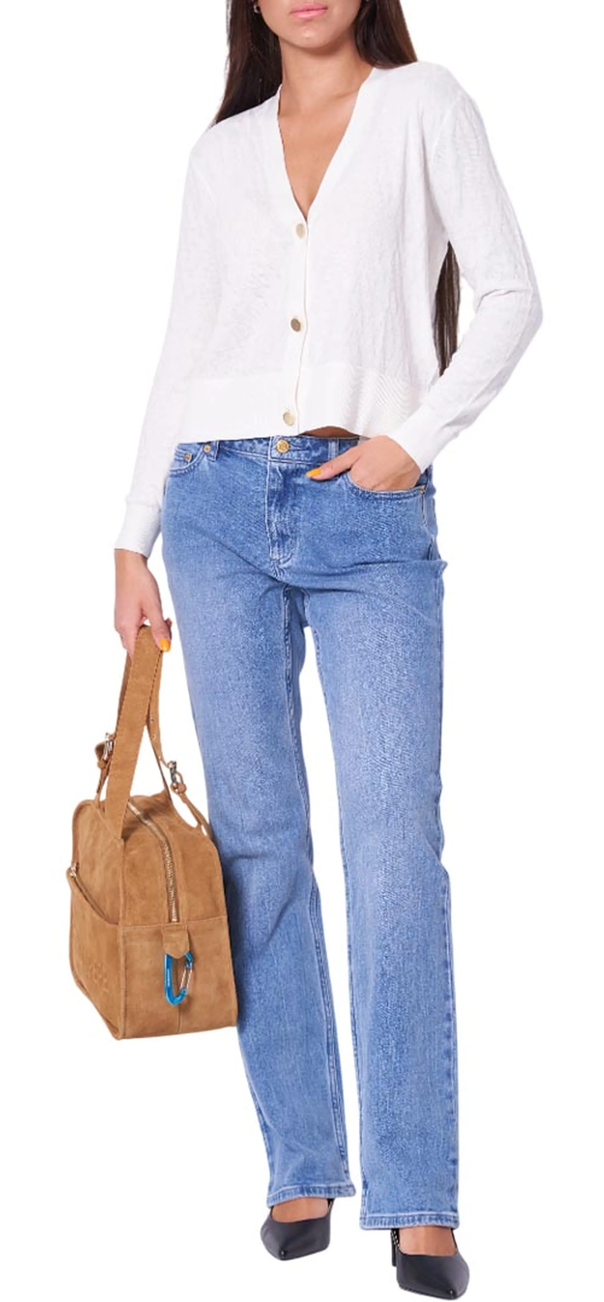 Michael Kors B'Cigarette Jeans' Light Denim Mf5908Cjzd 160884