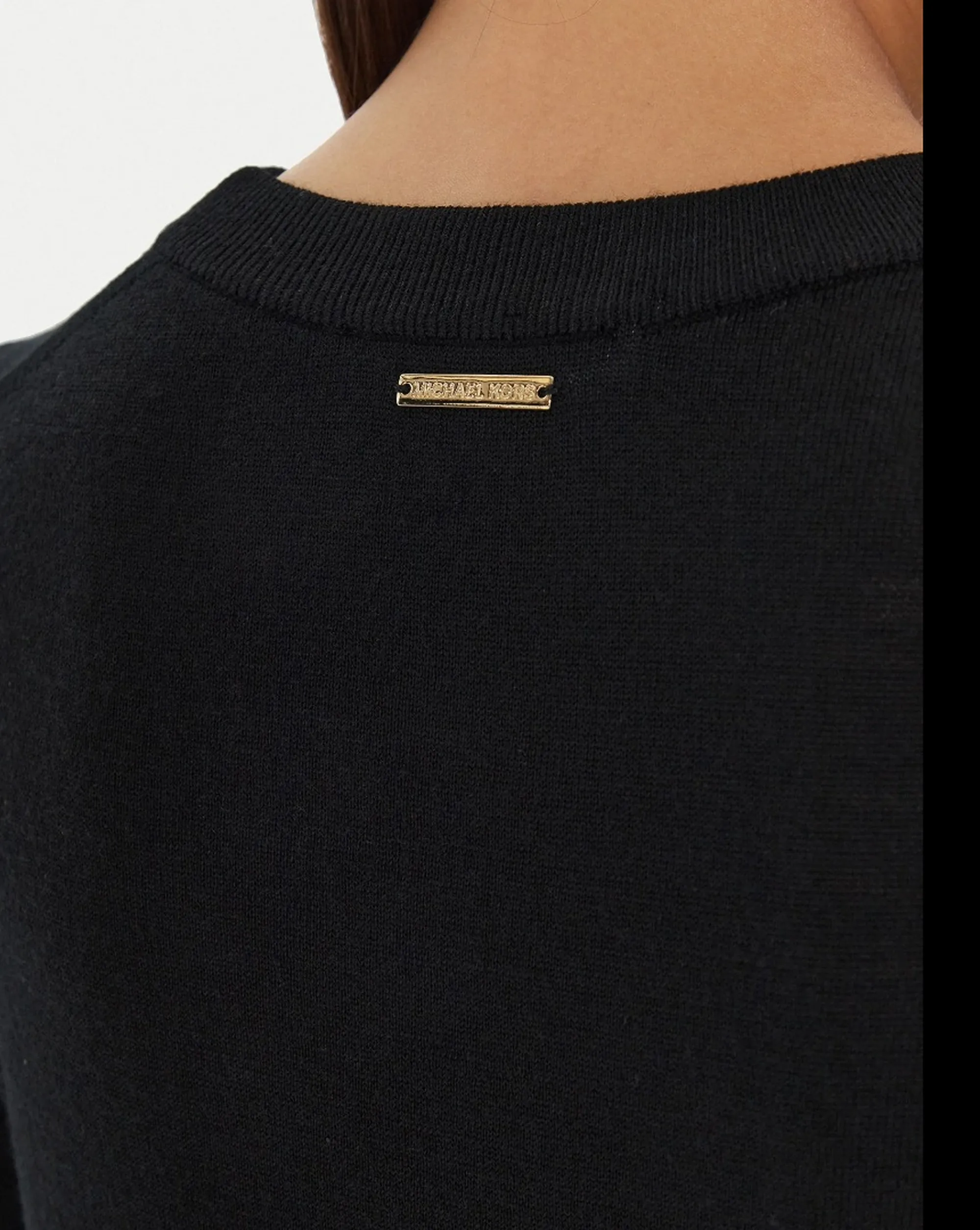 Michael Kors B'Merino Wool Sweater' Black Ms460Xh4Vr 183770