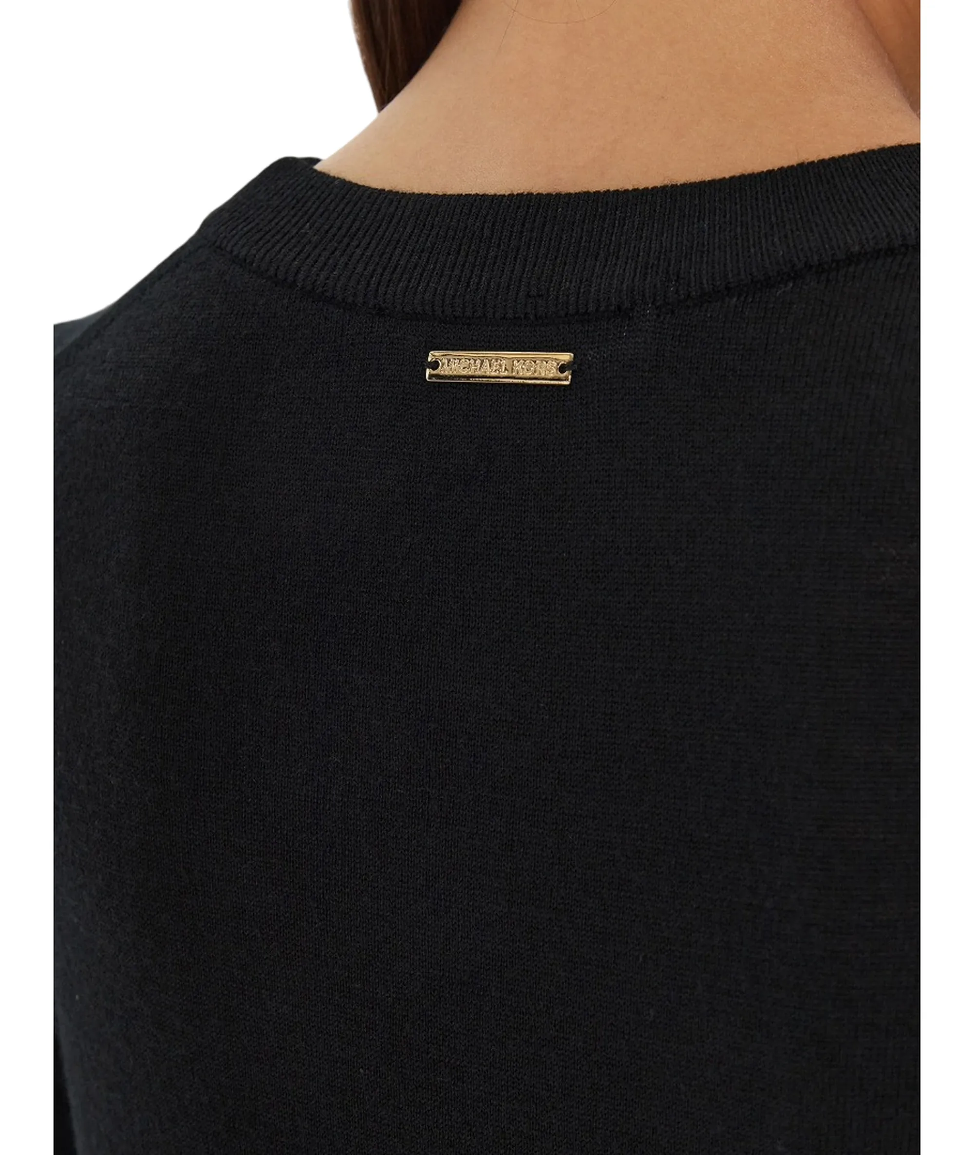 Michael Kors Maglia In Lana Merino Nero Ms460Xh4Vr 183863
