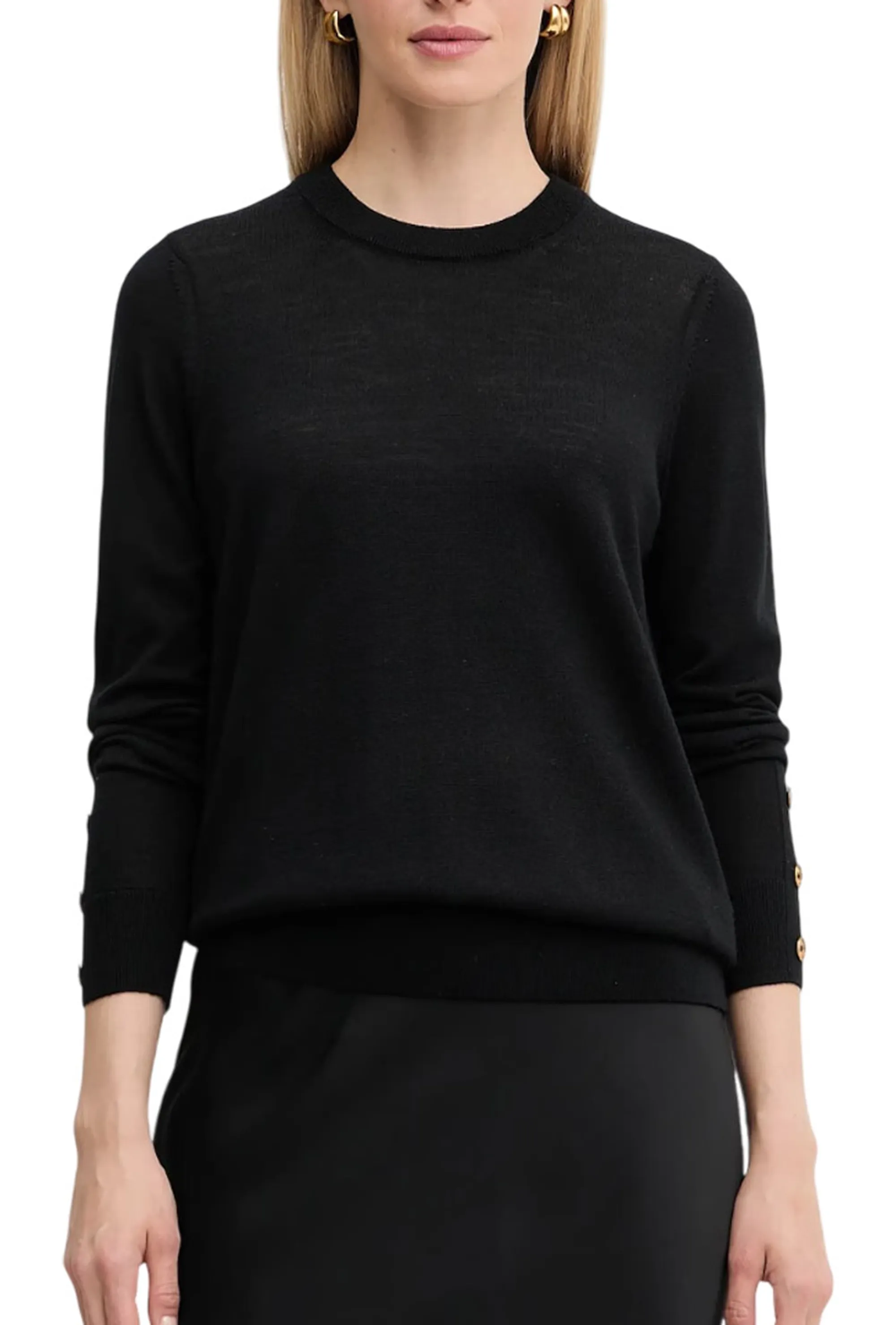Michael Kors B'Merino Sweater' Black Mt5619D4Vr 155346