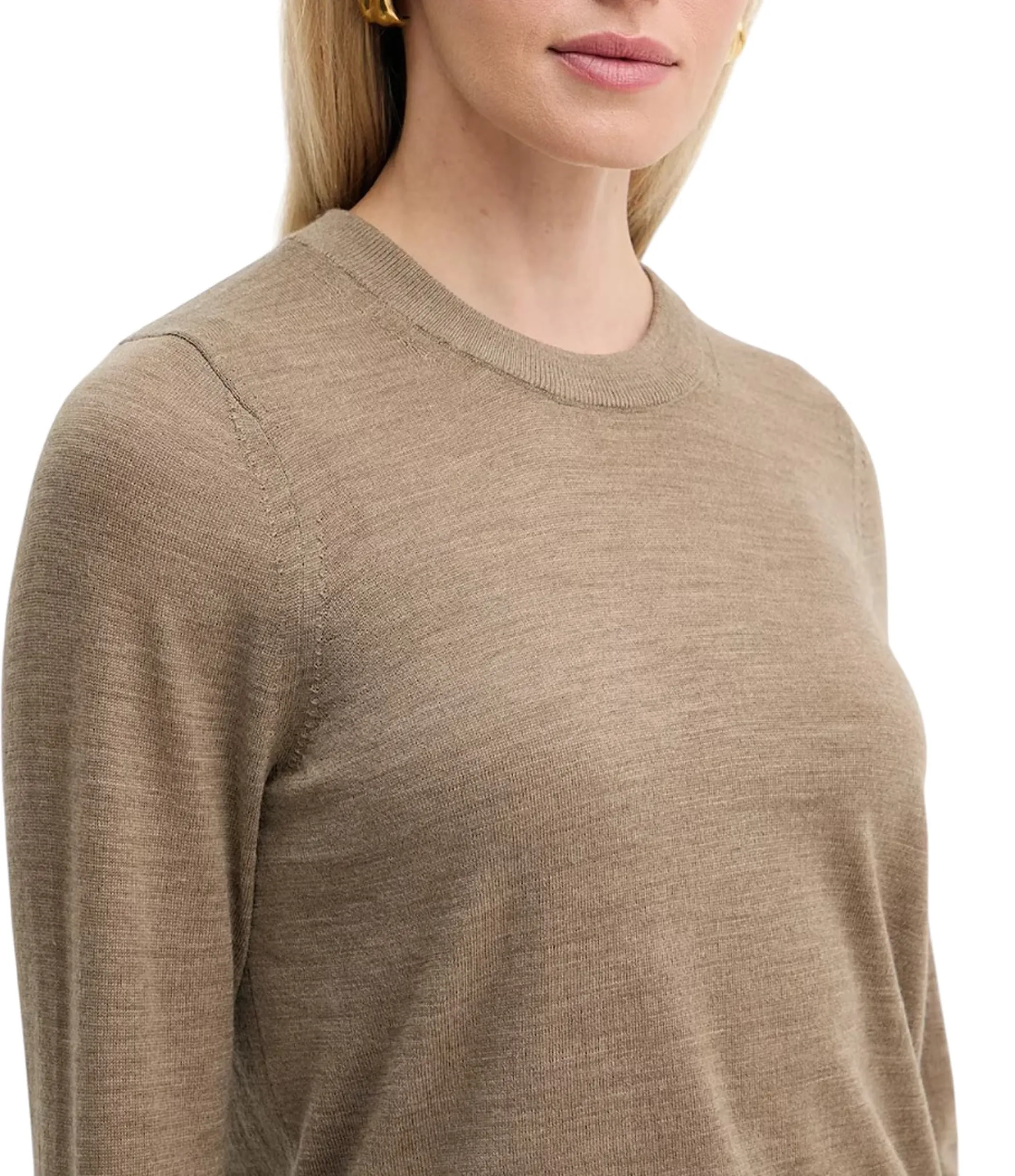Michael Kors B'Merino Sweater' Taupe Mt5619D4Vr 155344