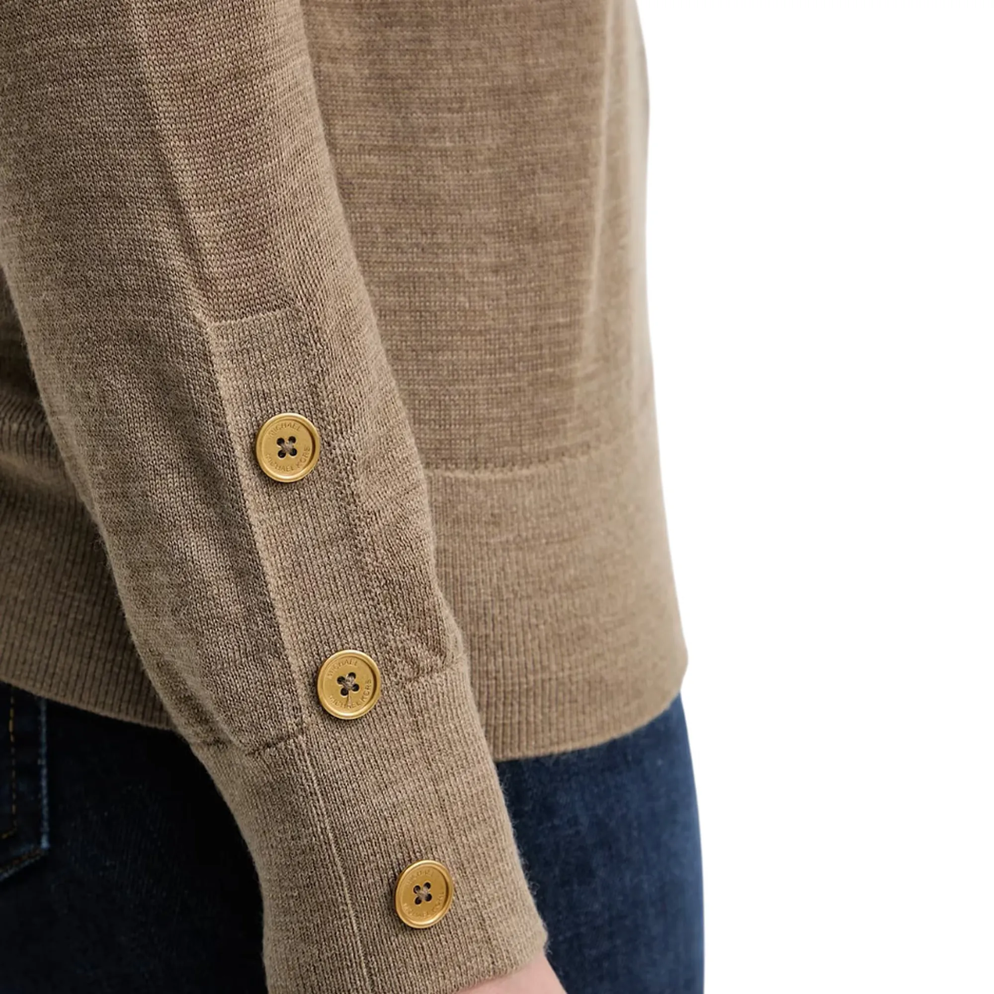 Michael Kors B'Merino Sweater' Taupe Mt5619D4Vr 155345